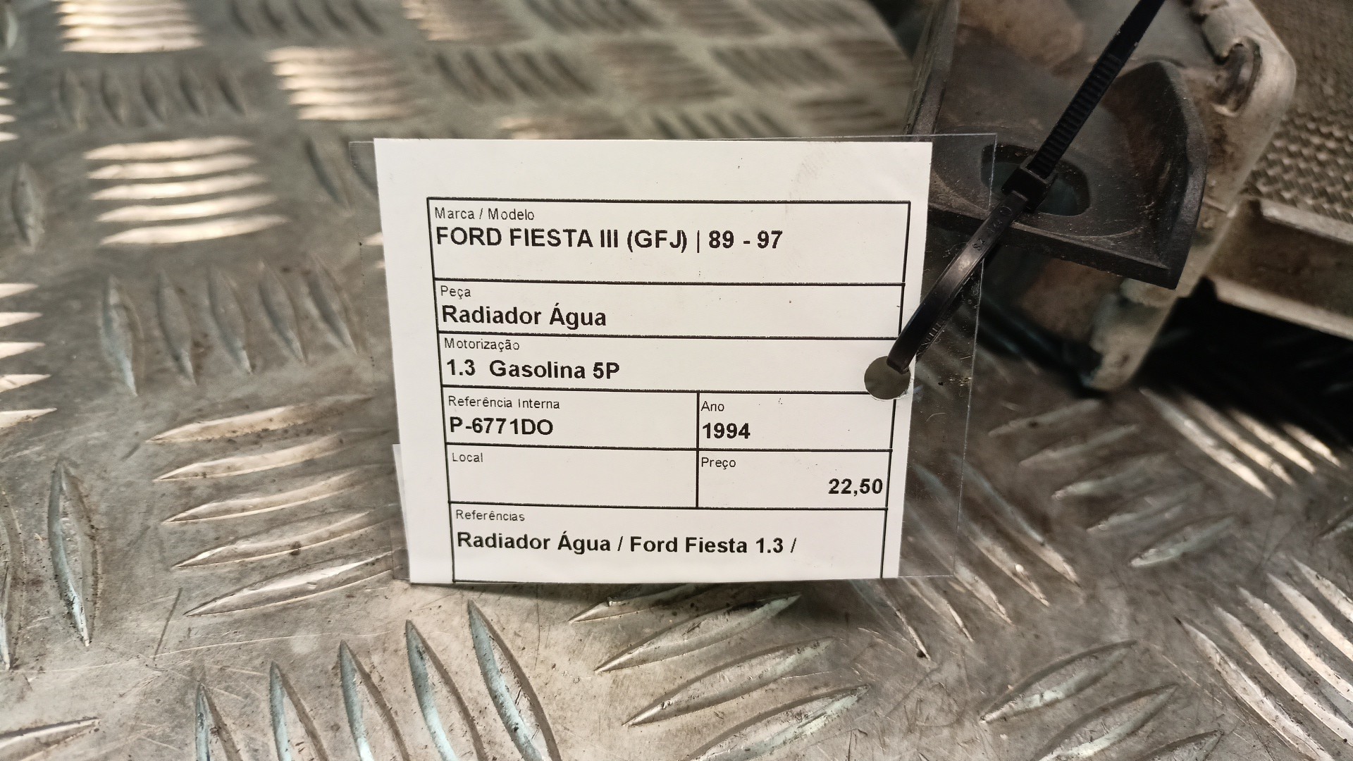 Radiador Agua FORD FIESTA III (GFJ) | 89 - 97 Imagem-4
