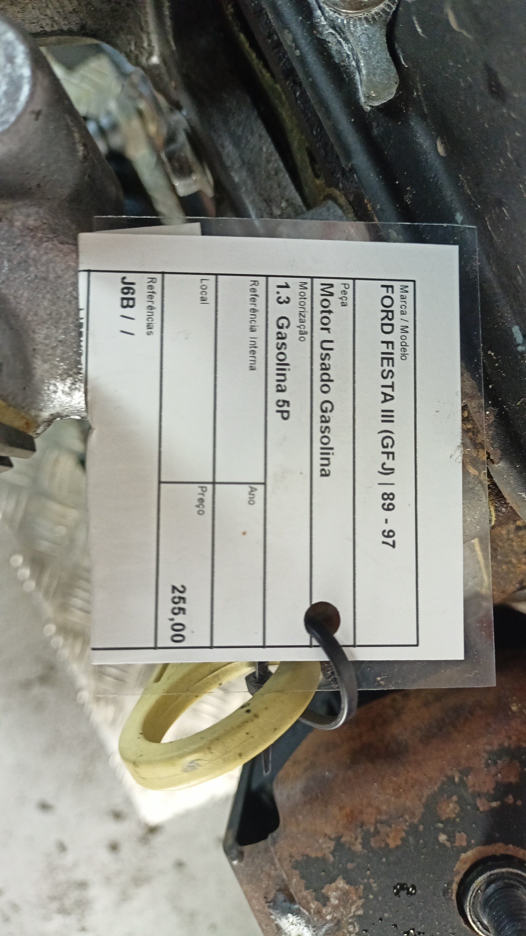 Motor Usado Gasolina FORD FIESTA III (GFJ) | 89 - 97 Imagem-4