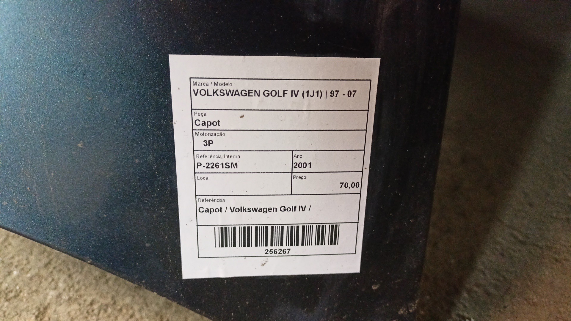 Capot VOLKSWAGEN GOLF IV (1J1) | 97 - 07 Imagem-2