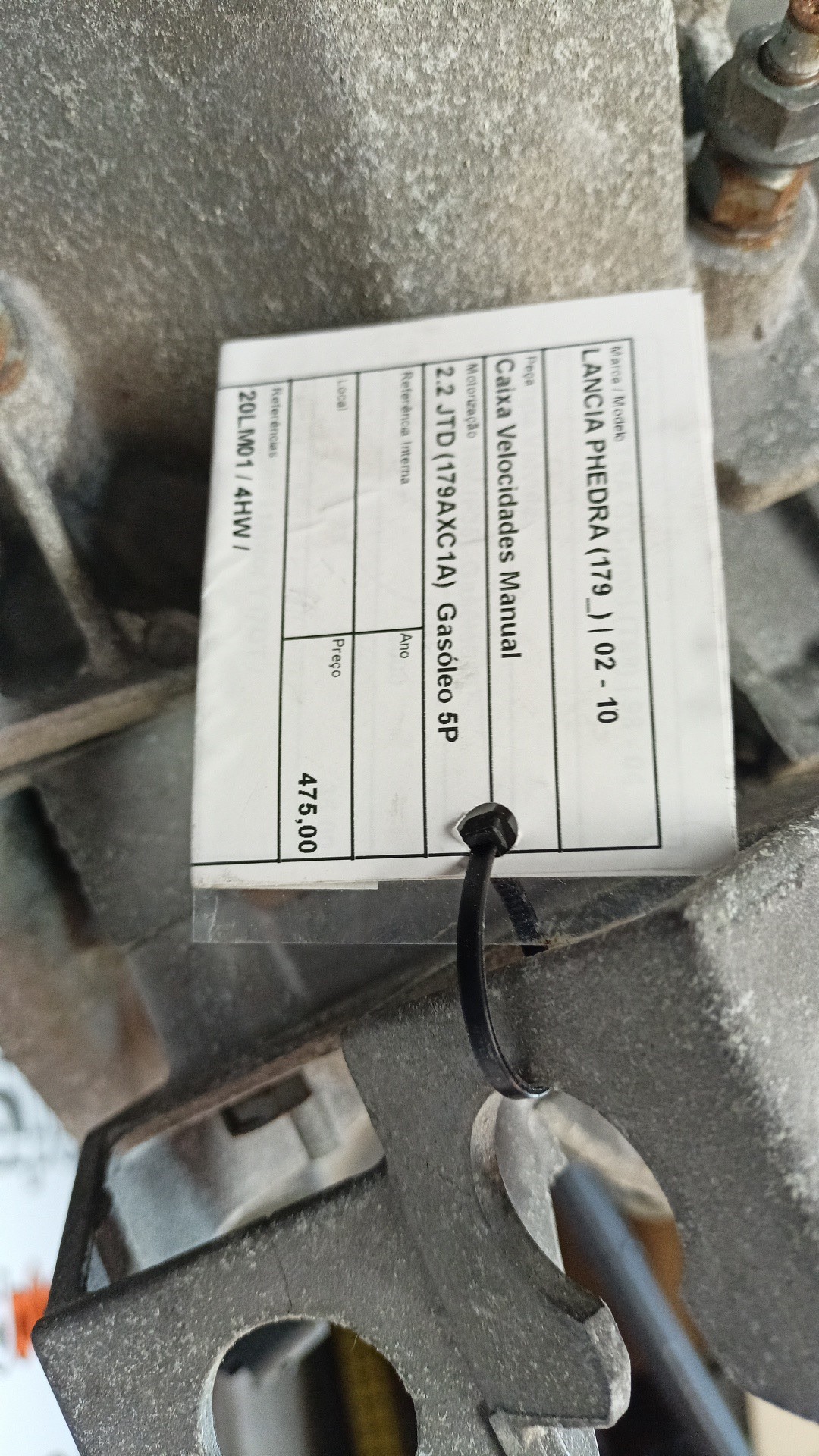 Caixa Velocidades Manual LANCIA PHEDRA (179_) | 02 - 10 Imagem-4