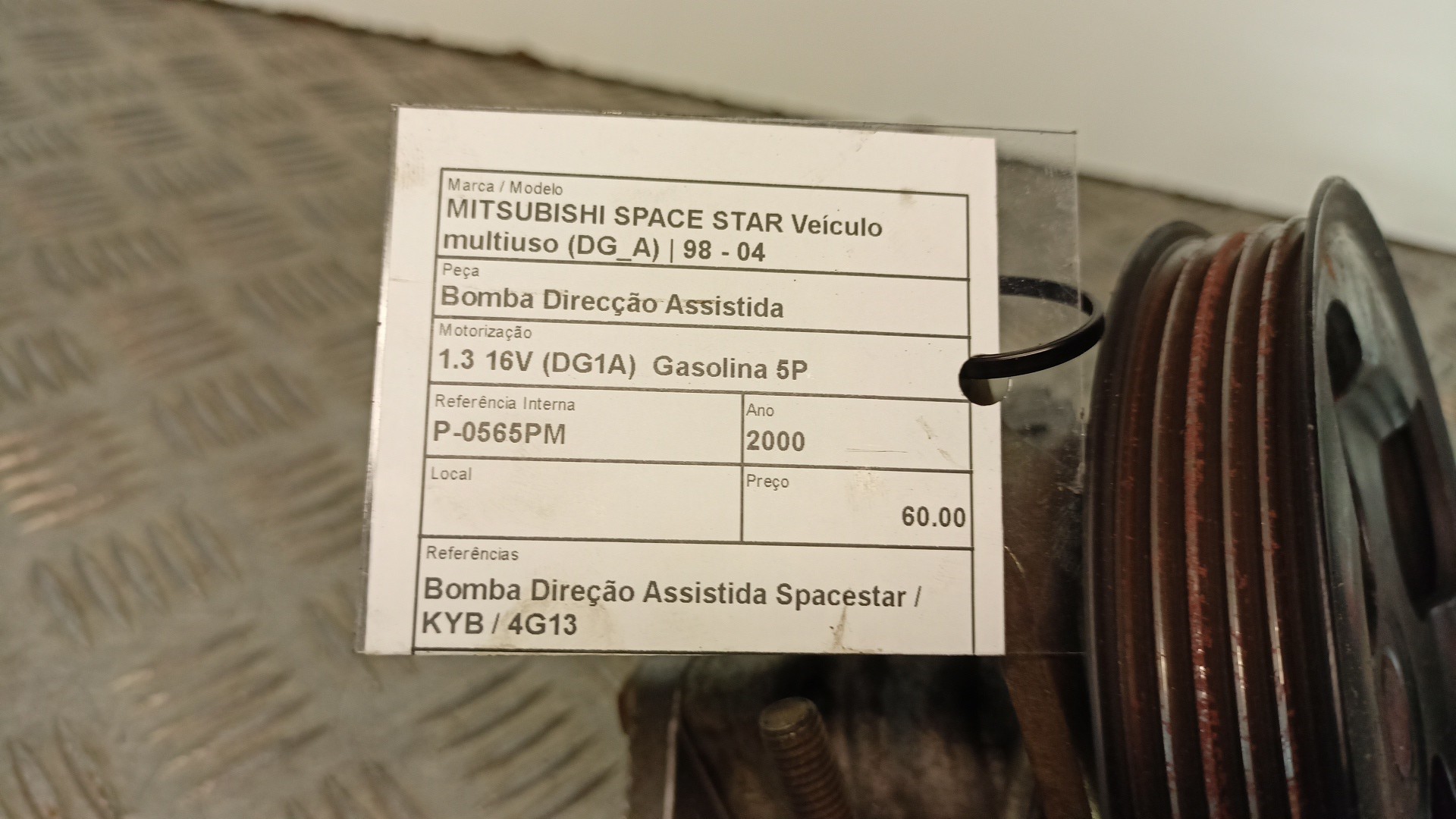 Bomba Direccion Asistida MITSUBISHI SPACE STAR Veículo multiuso (DG_A) | 98 - 04 Imagem-4