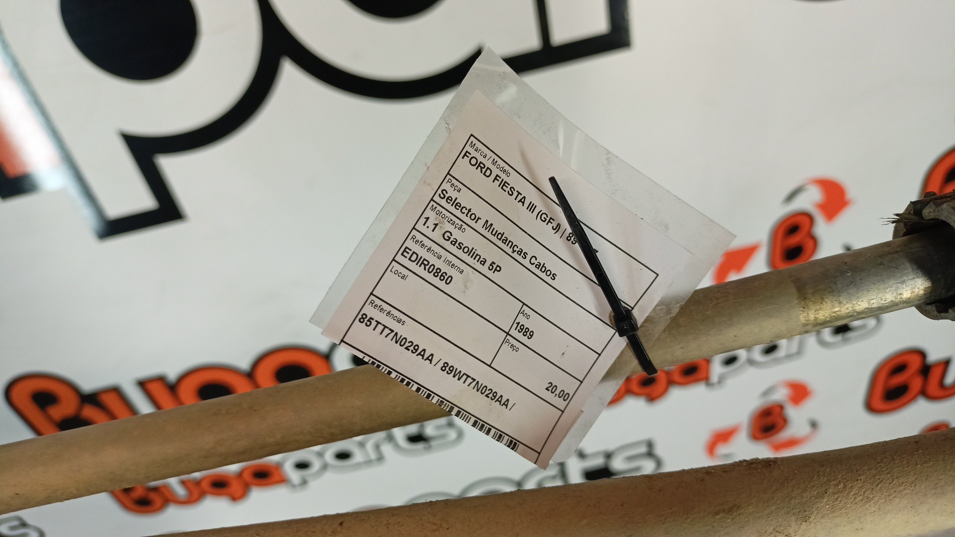 Selector Mudanças Cabos FORD FIESTA III (GFJ) | 89 - 97 Imagem-3