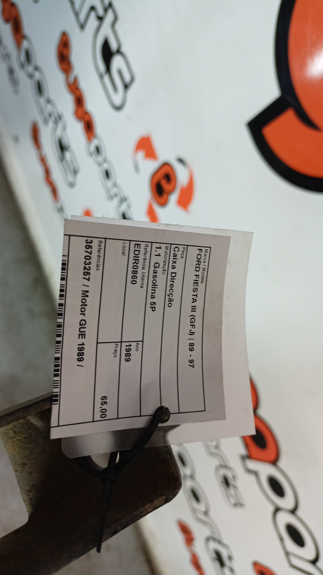 Caja Direcion FORD FIESTA III (GFJ) | 89 - 97 Imagem-3