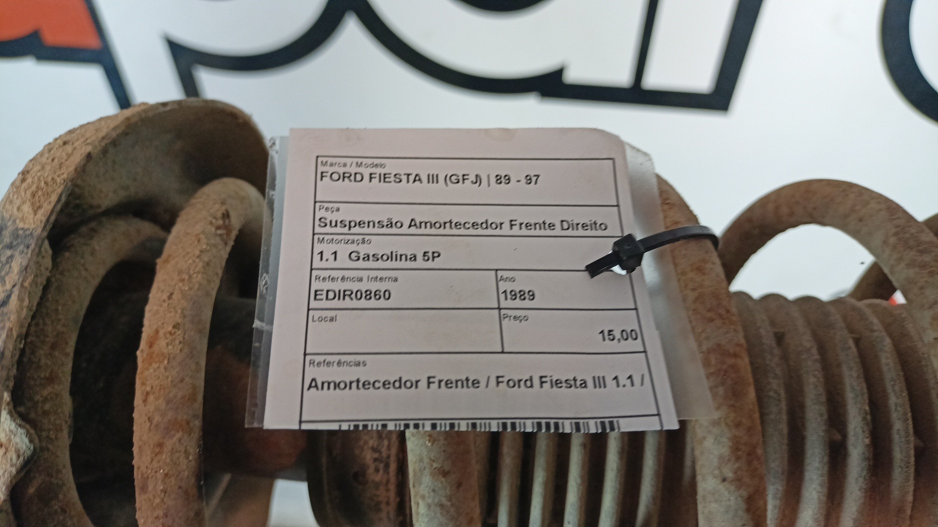 Suspensão Amortecedor Frente Direito FORD FIESTA III (GFJ) | 89 - 97 Imagem-4