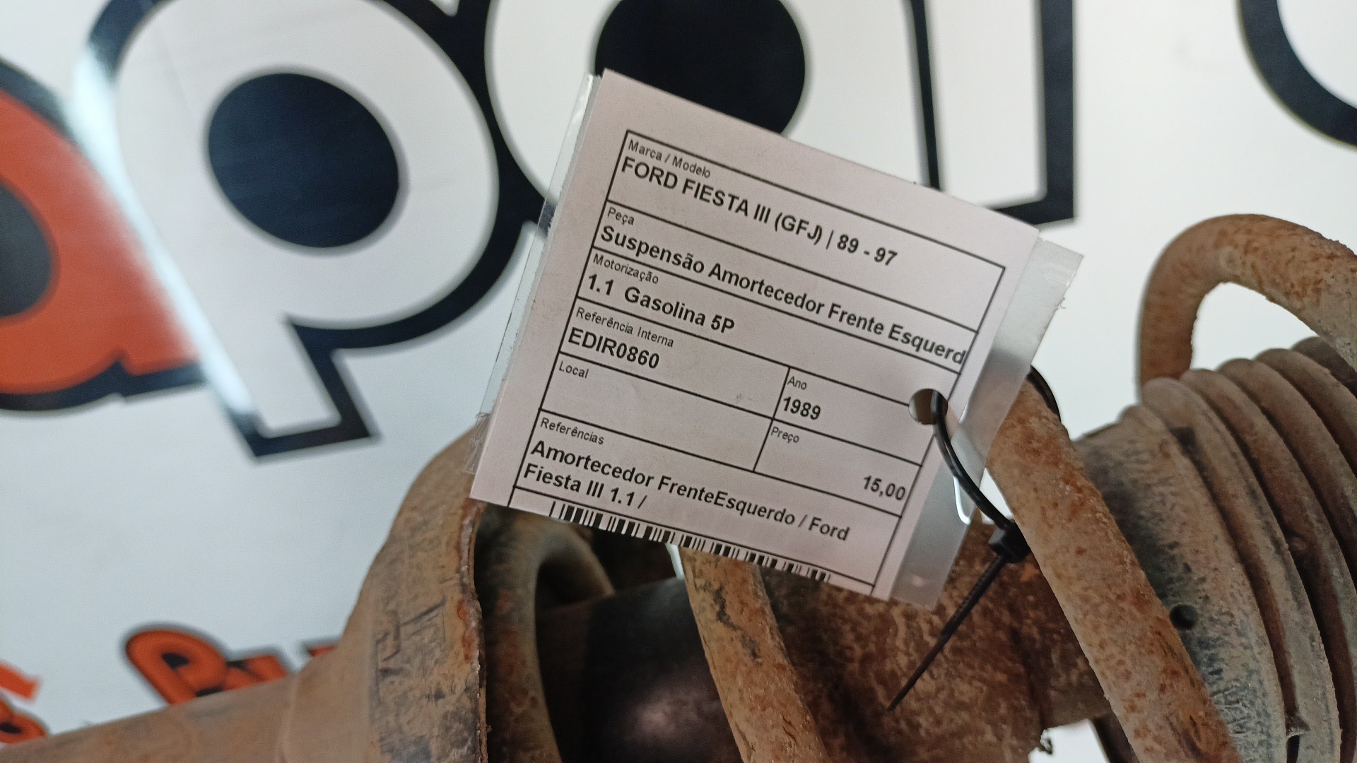 Suspensão Amortecedor Frente Esquerdo FORD FIESTA III (GFJ) | 89 - 97 Imagem-3