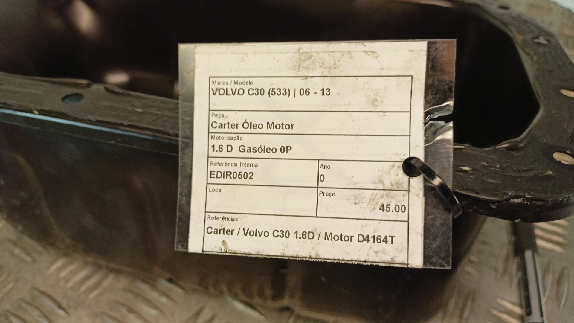 Oil Pan VOLVO C30 (533) | 06 - 13 Imagem-4