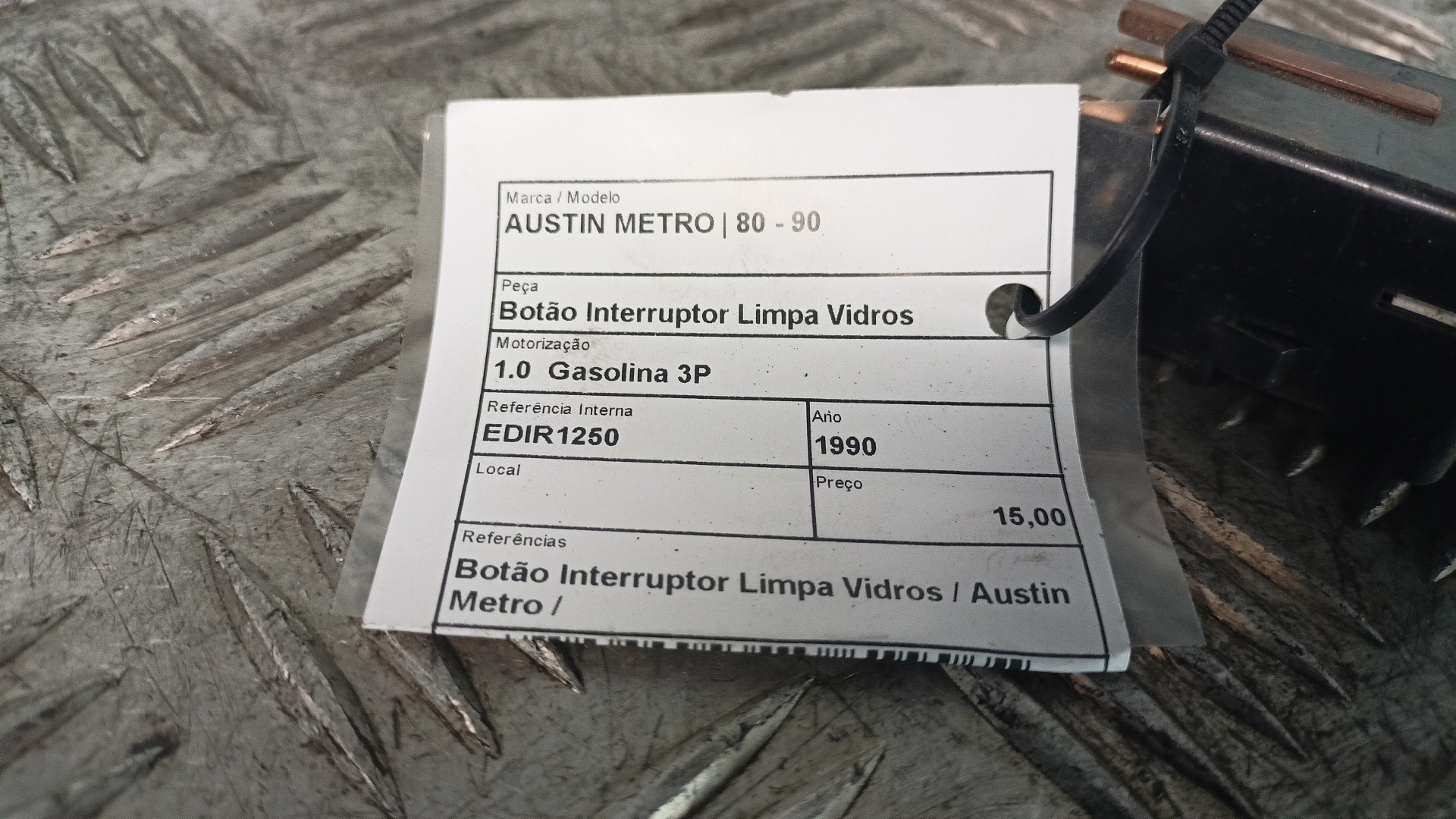 Mando Interruptor limpia AUSTIN METRO | 80 - 90 Imagem-3