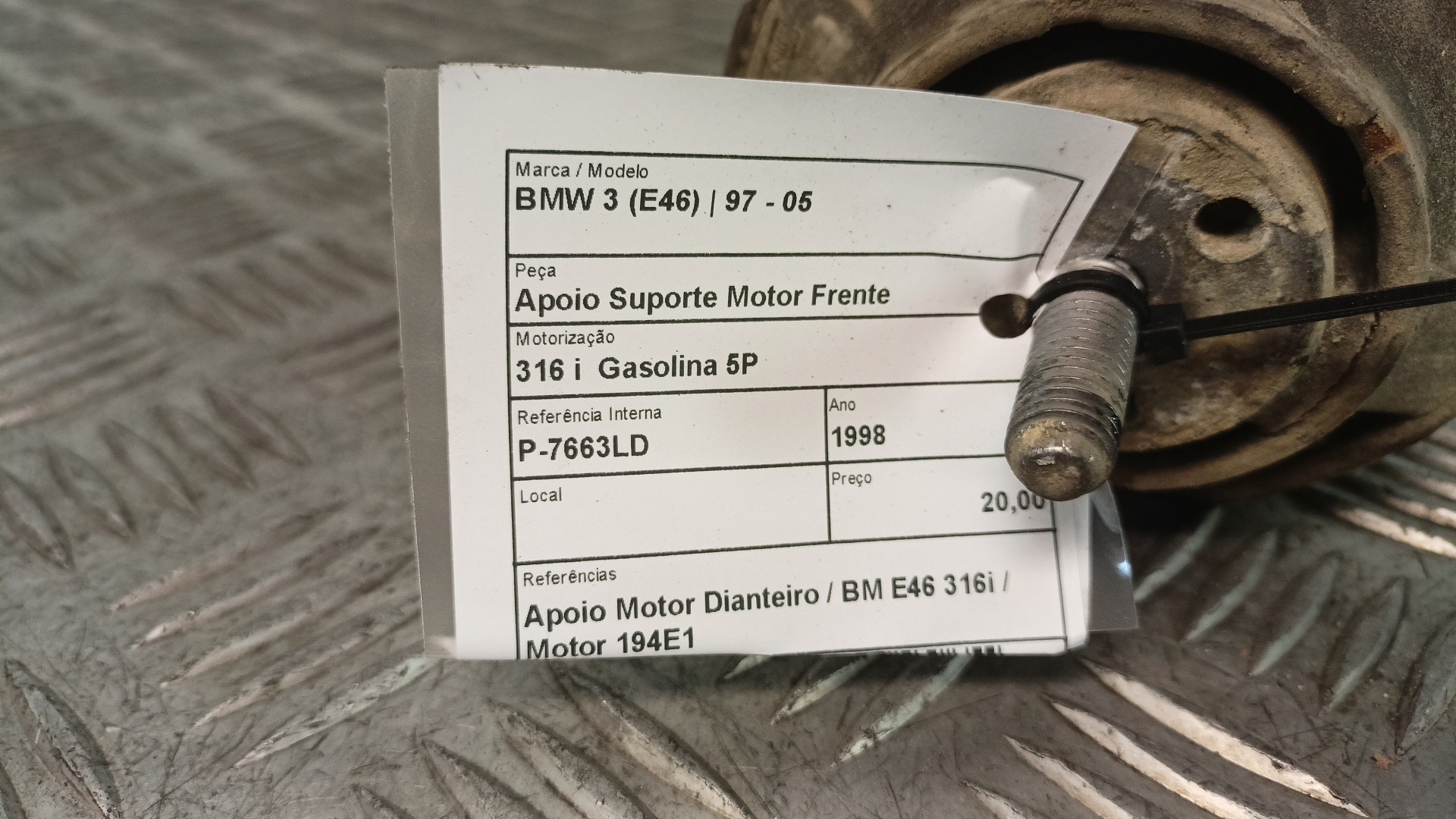 Apoio Suporte Motor Frente BMW 3 (E46) | 97 - 05 Imagem-4