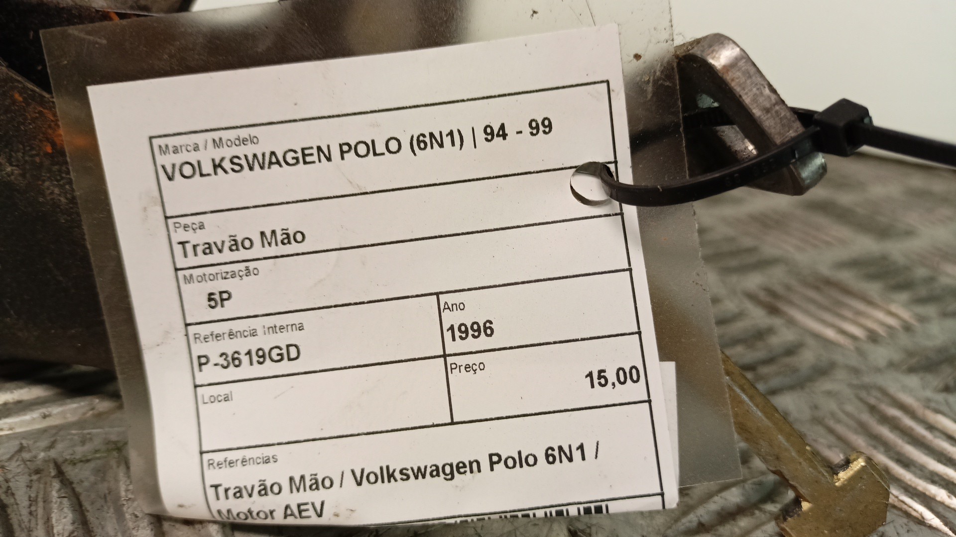 Travão Mão  VOLKSWAGEN POLO (6N1) | 94 - 99 Imagem-3
