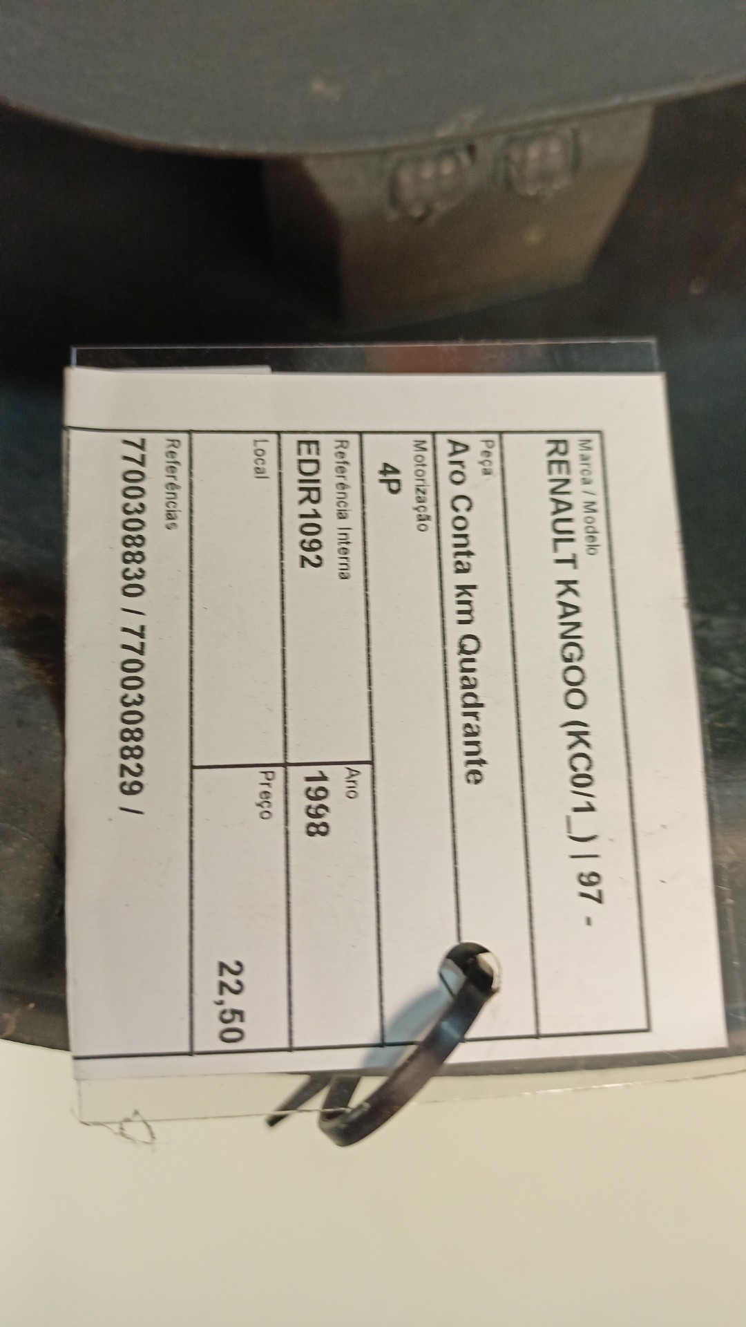 Abdeckung Tachoblende Verkleidung RENAULT KANGOO (KC0/1_) | 97 -  Imagem-3