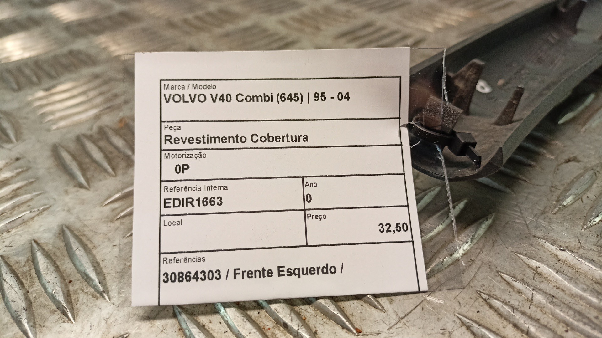 Revestimento Cobertura VOLVO V40 Combi (645) | 95 - 04 Imagem-3