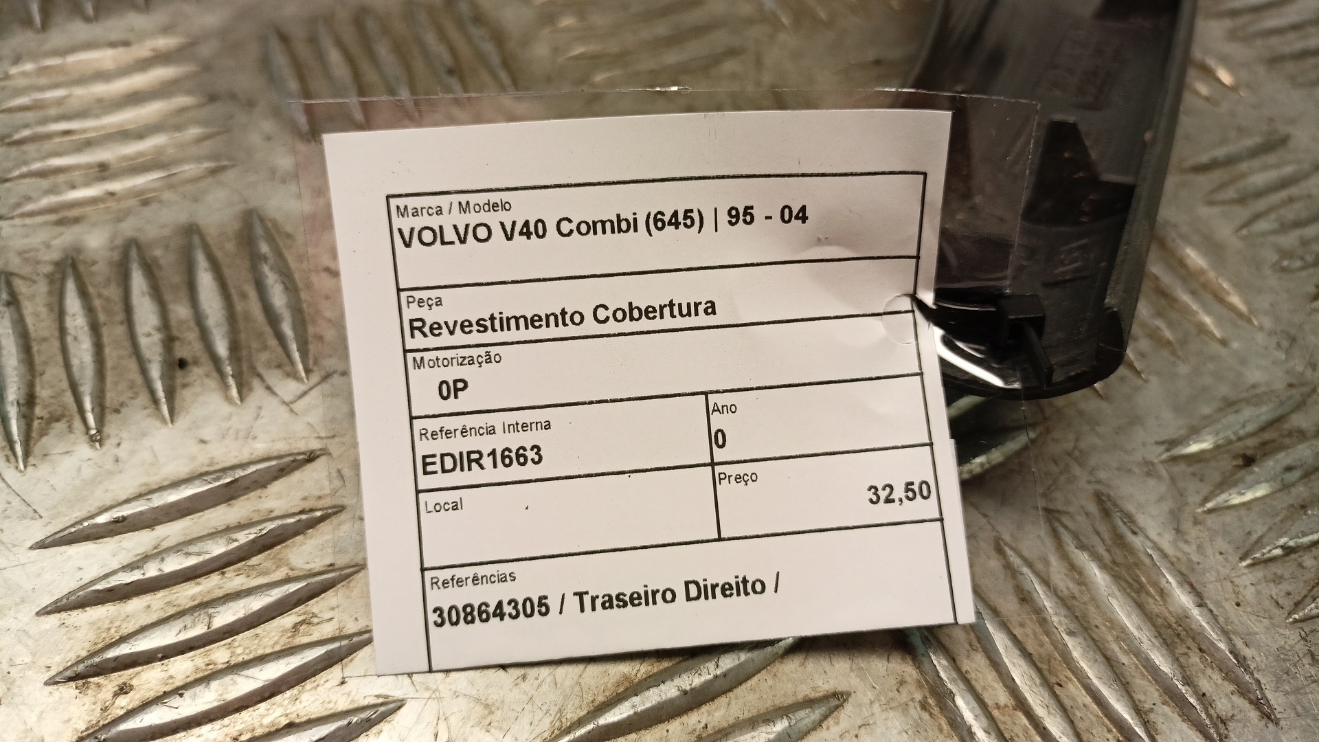 Revestimento Cobertura VOLVO V40 Combi (645) | 95 - 04 Imagem-3