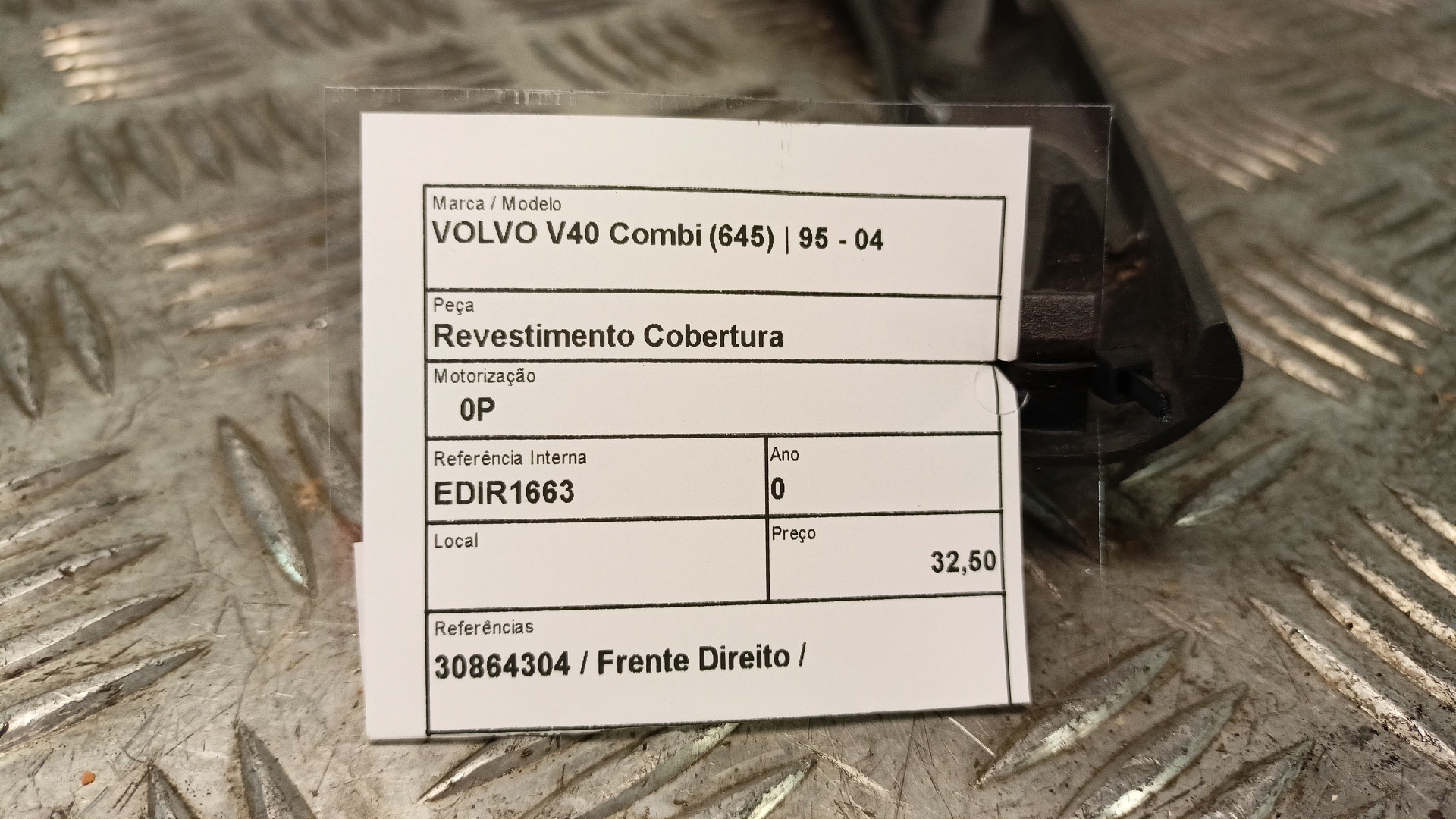 Revestimento Cobertura VOLVO V40 Combi (645) | 95 - 04 Imagem-3