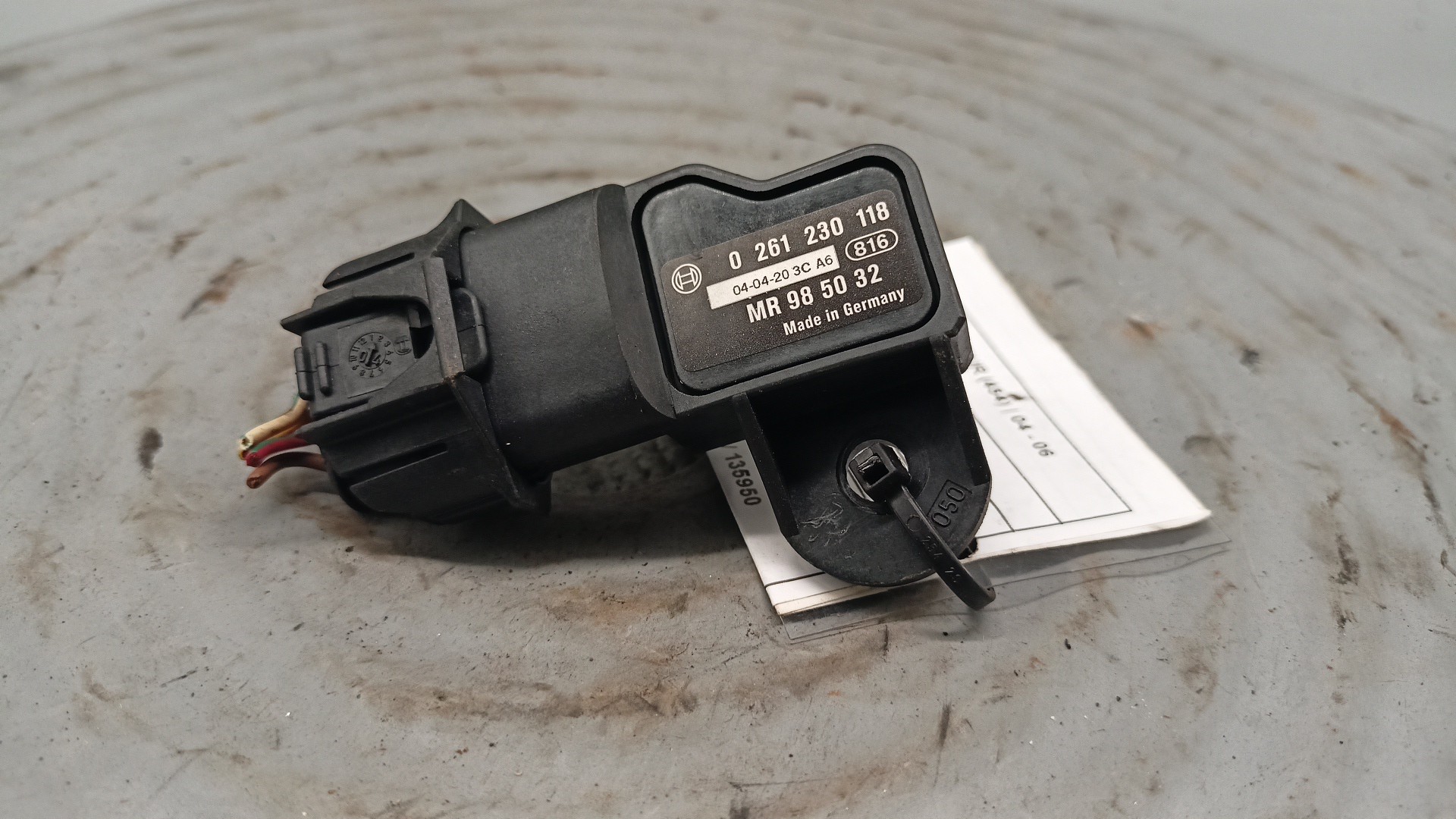 Sensor Pressão Admissão MAP SMART FORFOUR (454) | 04 - 06