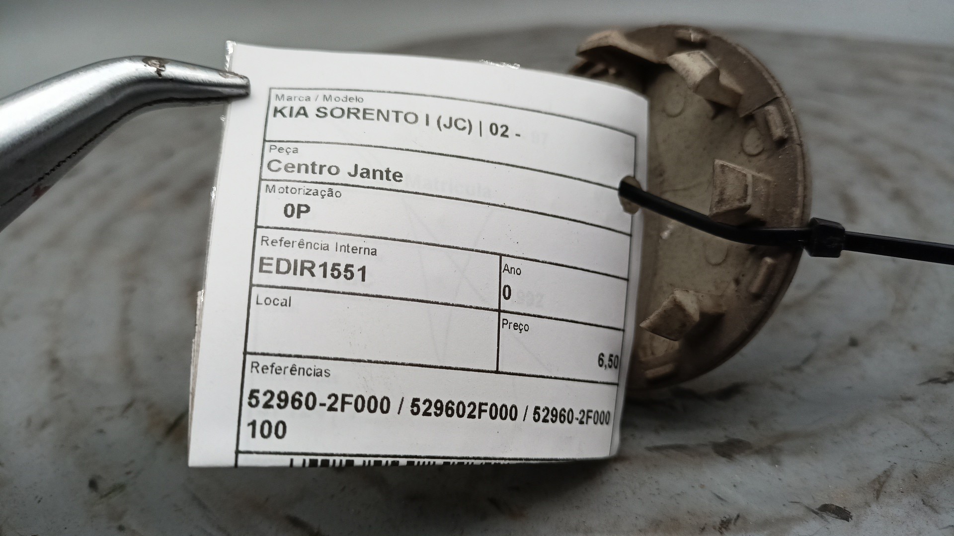 Centro Jante KIA SORENTO I (JC) | 02 -  Imagem-3