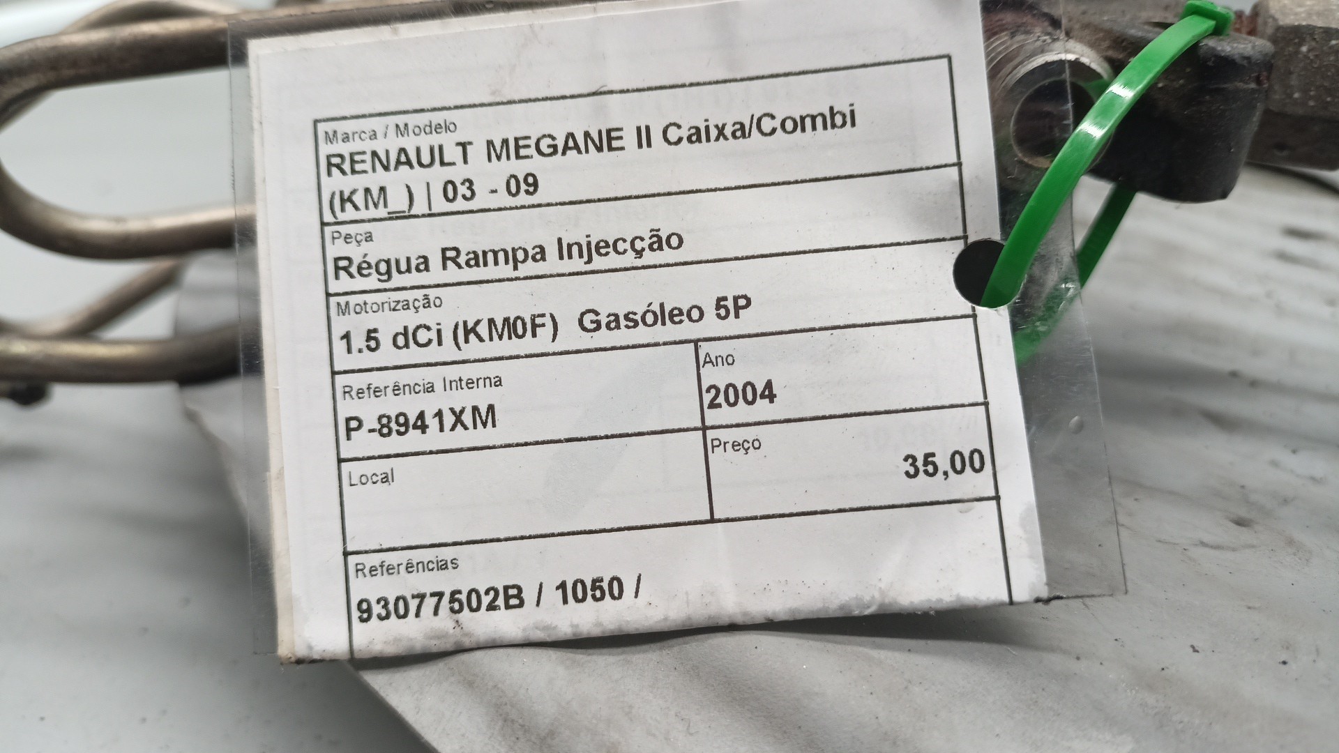 Régua Rampa Injecção RENAULT MEGANE II Caixa/Combi (KM_) | 03 - 09 Imagem-4