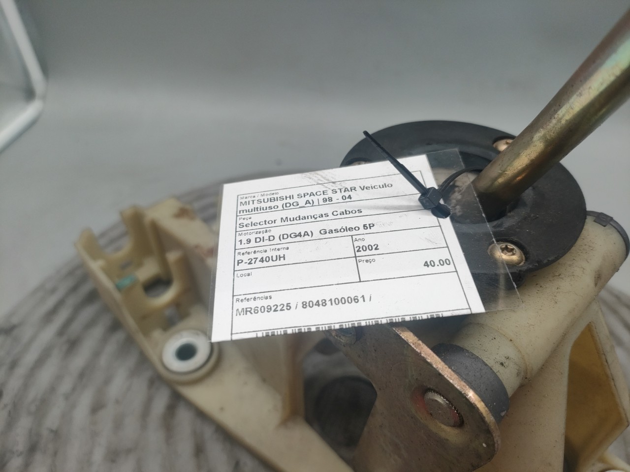 Selector Mudanças Cabos MITSUBISHI SPACE STAR Veículo multiuso (DG_A) | 98 - 04 Imagem-4