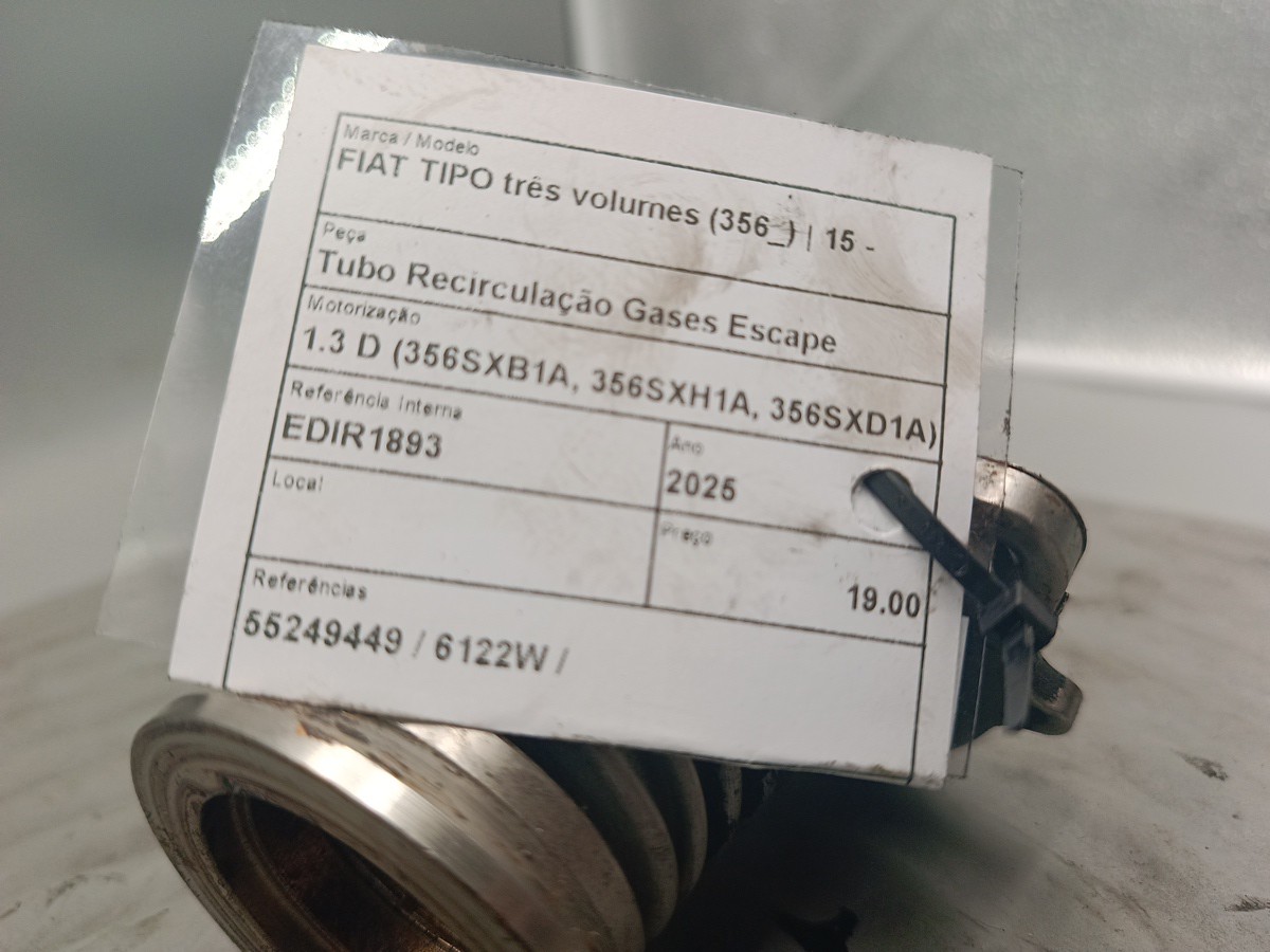 Tubo Recirculação Gases Escape FIAT TIPO três volumes (356_) | 15 -  Imagem-4