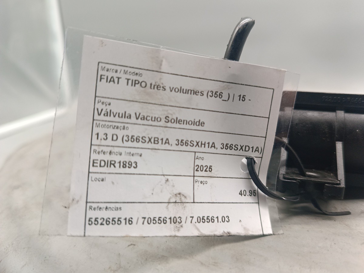 Válvula Vacuo Solenoide FIAT TIPO três volumes (356_) | 15 -  Imagem-3