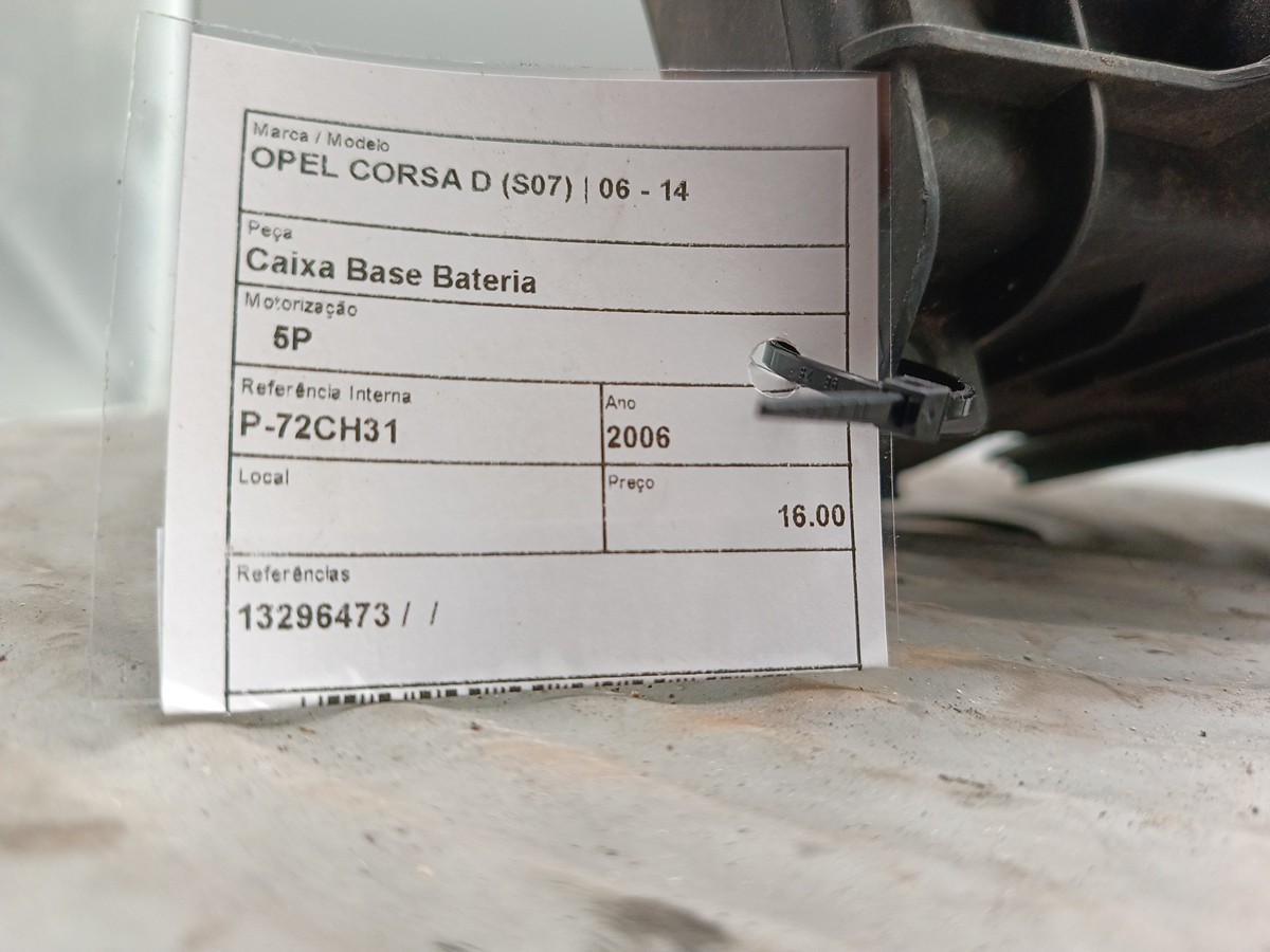 Caixa Base Bateria OPEL CORSA D (S07) | 06 - 14 Imagem-4