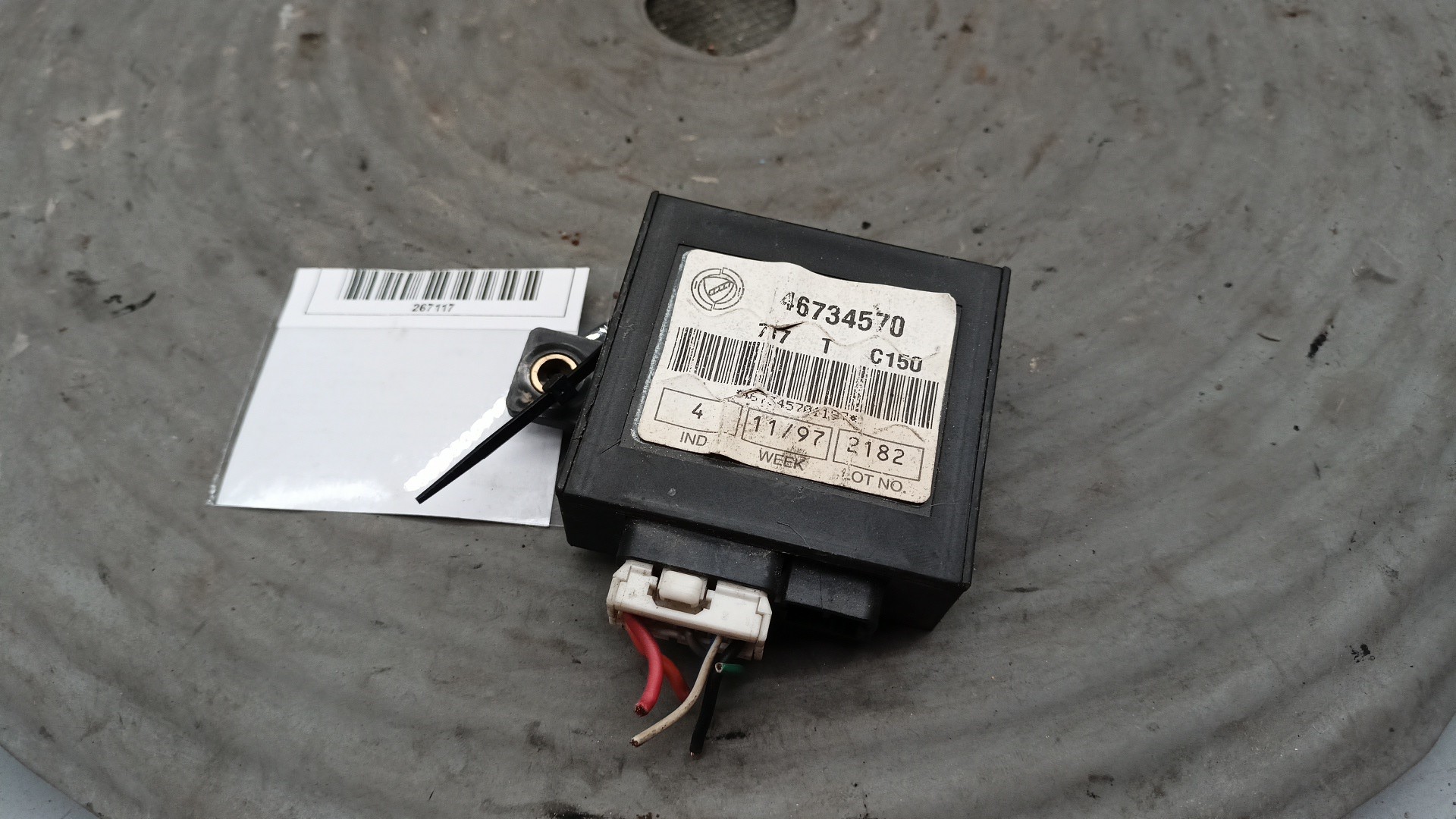 Centralina Immobilizer Immobilizzatore FIAT PUNTO (176_) | 93 - 99