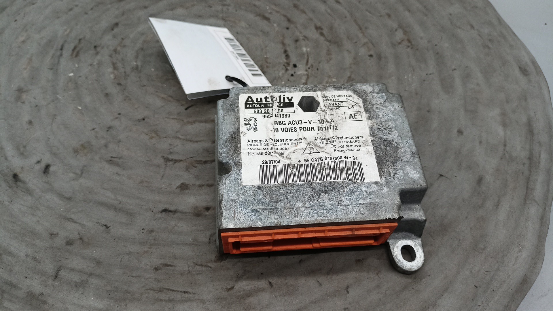 Centralina Módulo Airbag PEUGEOT 206 Hatchback (2A/C) | 98 - 12