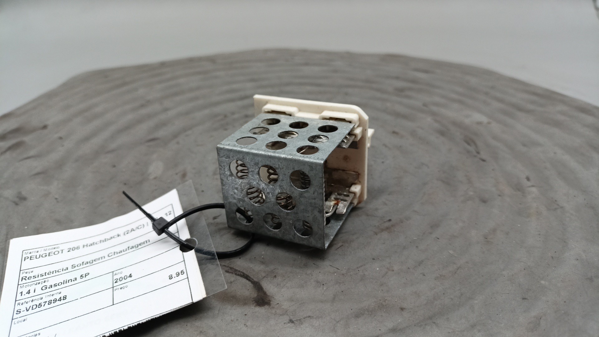 Resistência Sofagem Chaufagem  PEUGEOT 206 Hatchback (2A/C) | 98 - 12