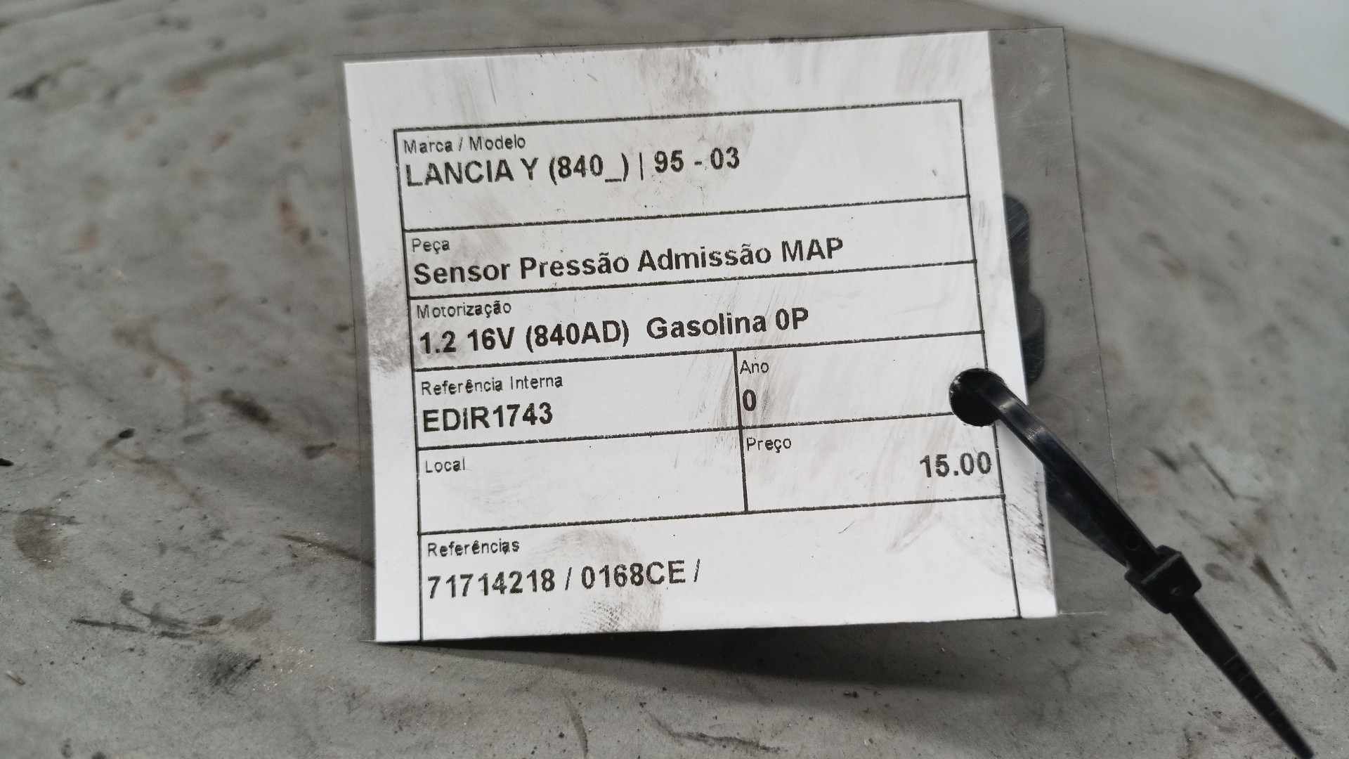 Map sensor LANCIA Y (840_) | 95 - 03 Imagem-4