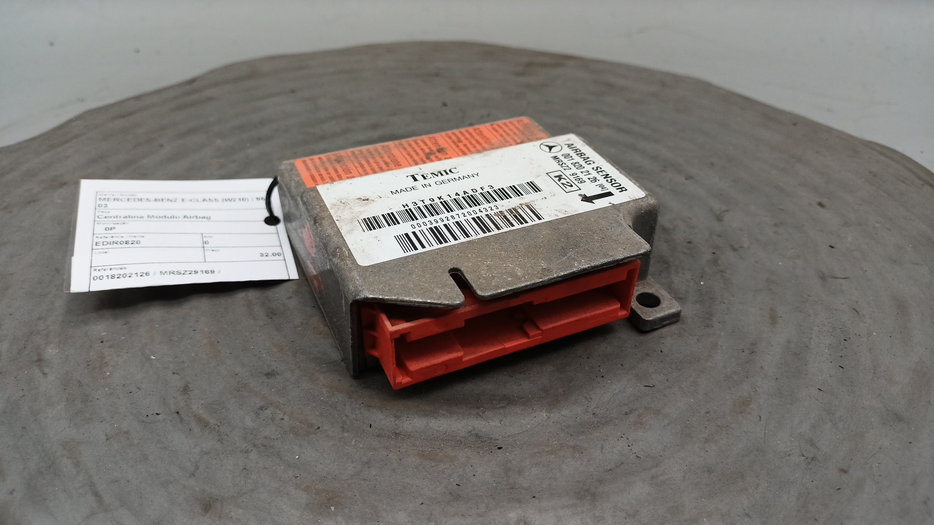 Centralina Módulo Airbag MERCEDES-BENZ E-CLASS (W210) | 95 - 03