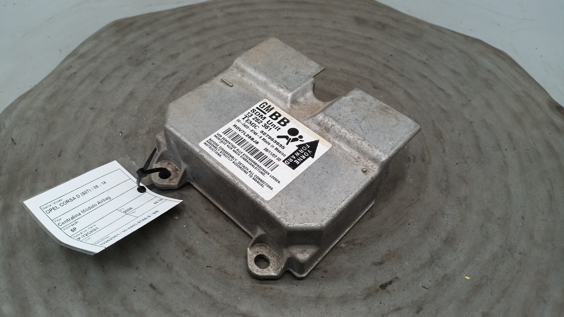 Airbag Module OPEL CORSA D (S07) | 06 - 14