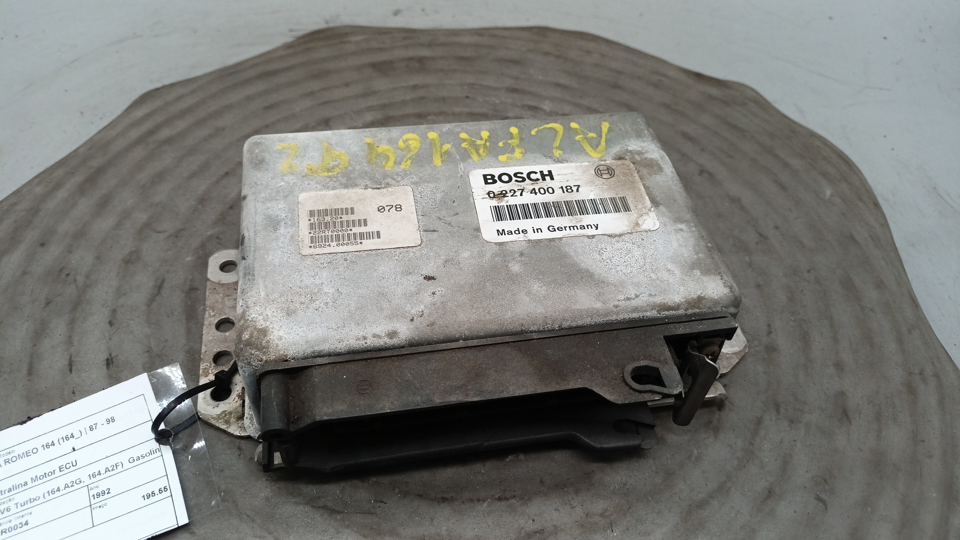 Calculateur Moteur ECU ALFA ROMEO 164 (164_) | 87 - 98