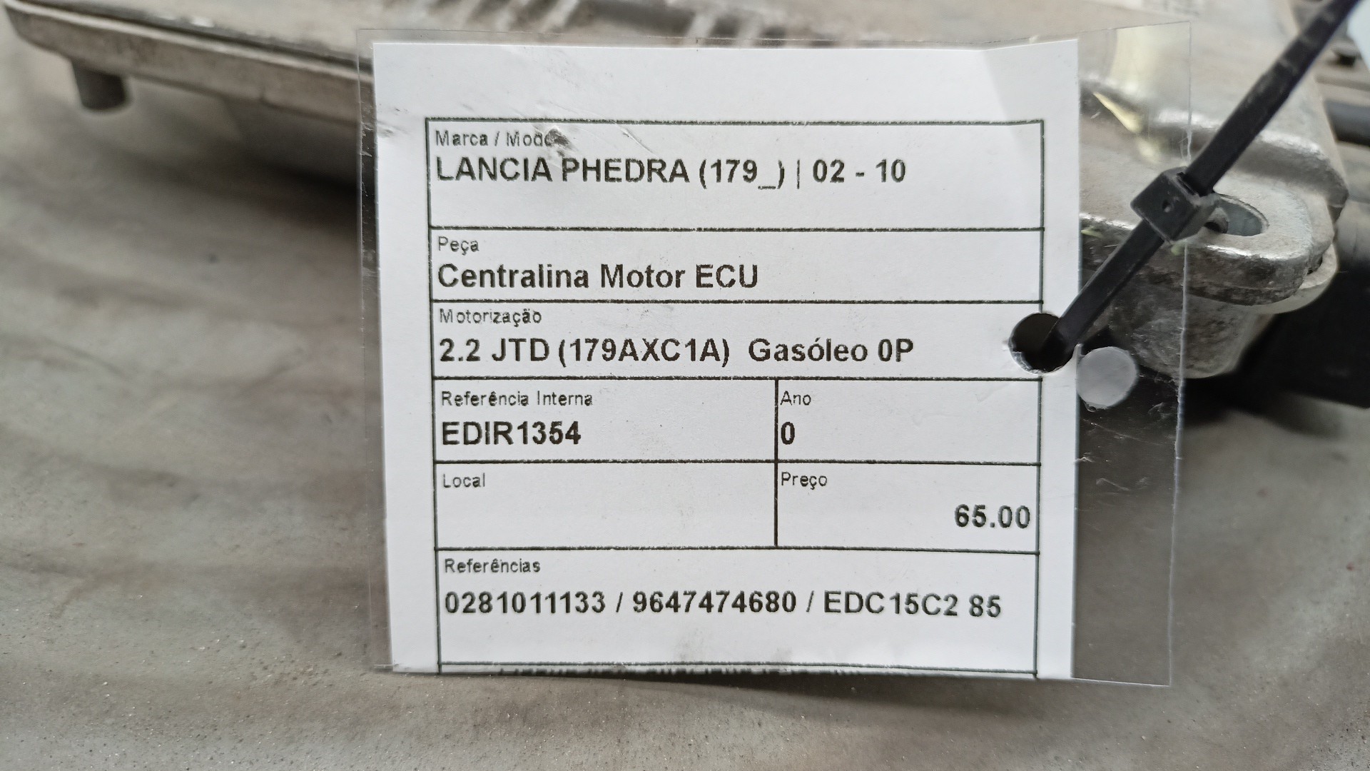Engine Module LANCIA PHEDRA (179_) | 02 - 10 Imagem-4