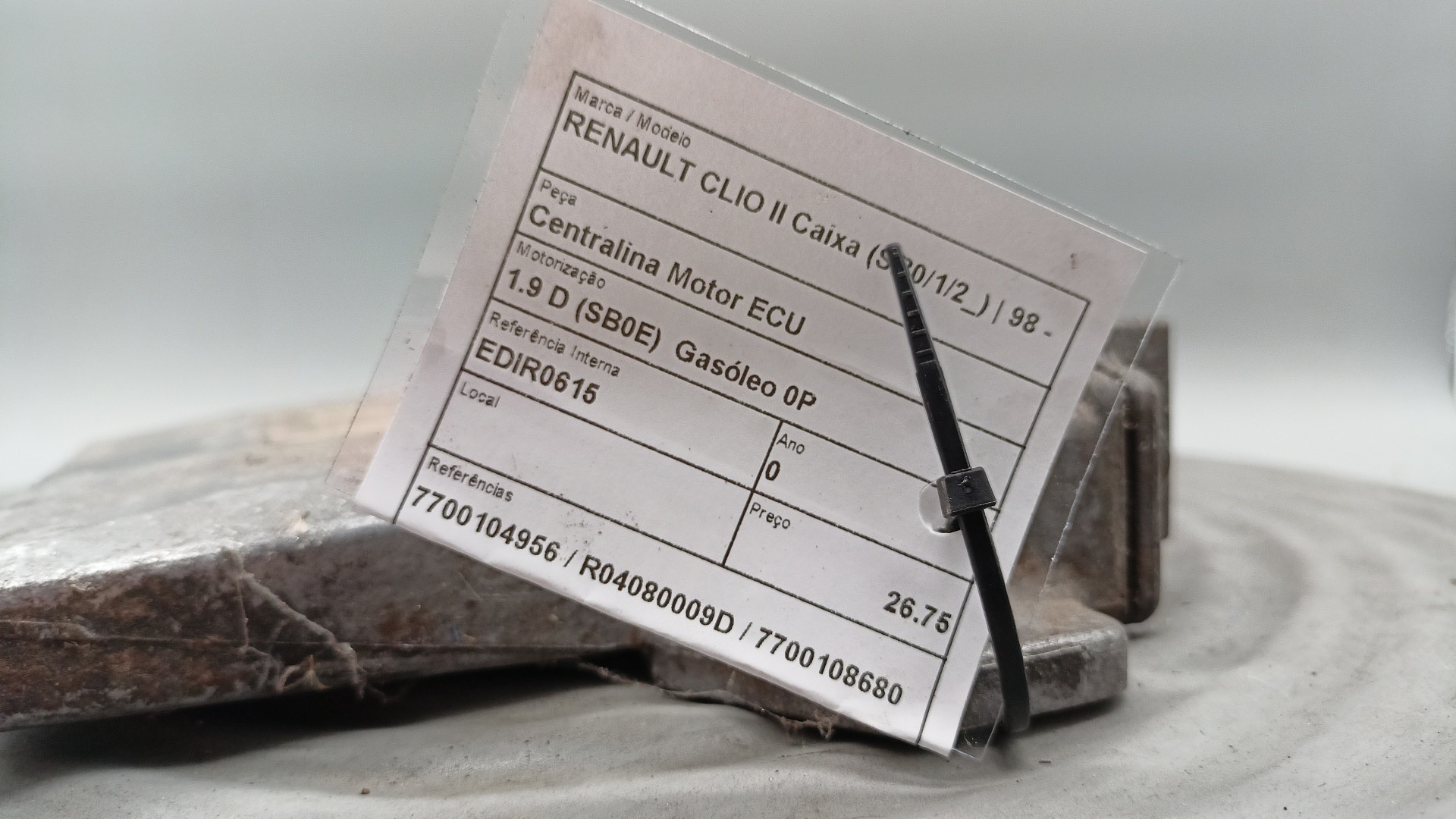 Engine Module RENAULT CLIO II Caixa (SB0/1/2_) | 98 -  Imagem-4