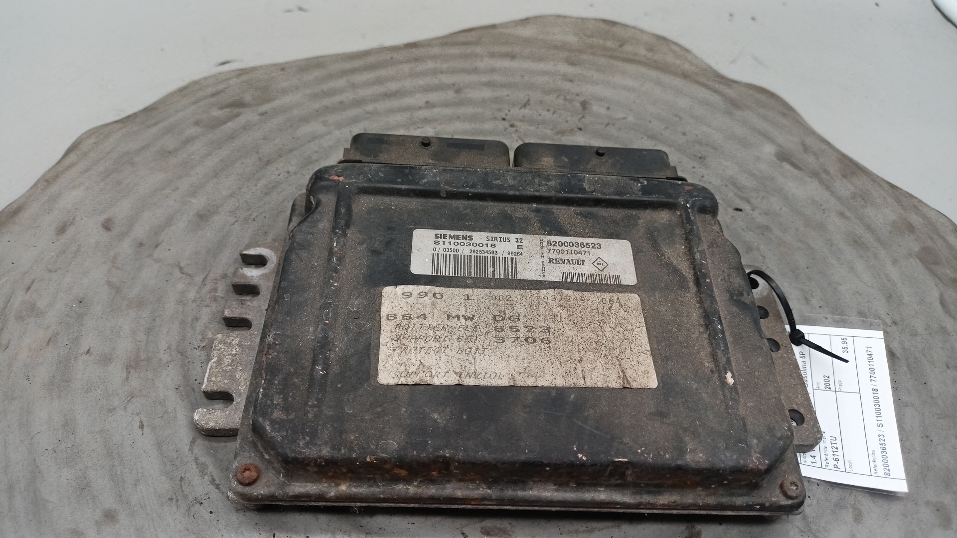 Centralina Motor ECU RENAULT MEGANE I Coach (DA0/1_) | 96 - 03 Imagem-2