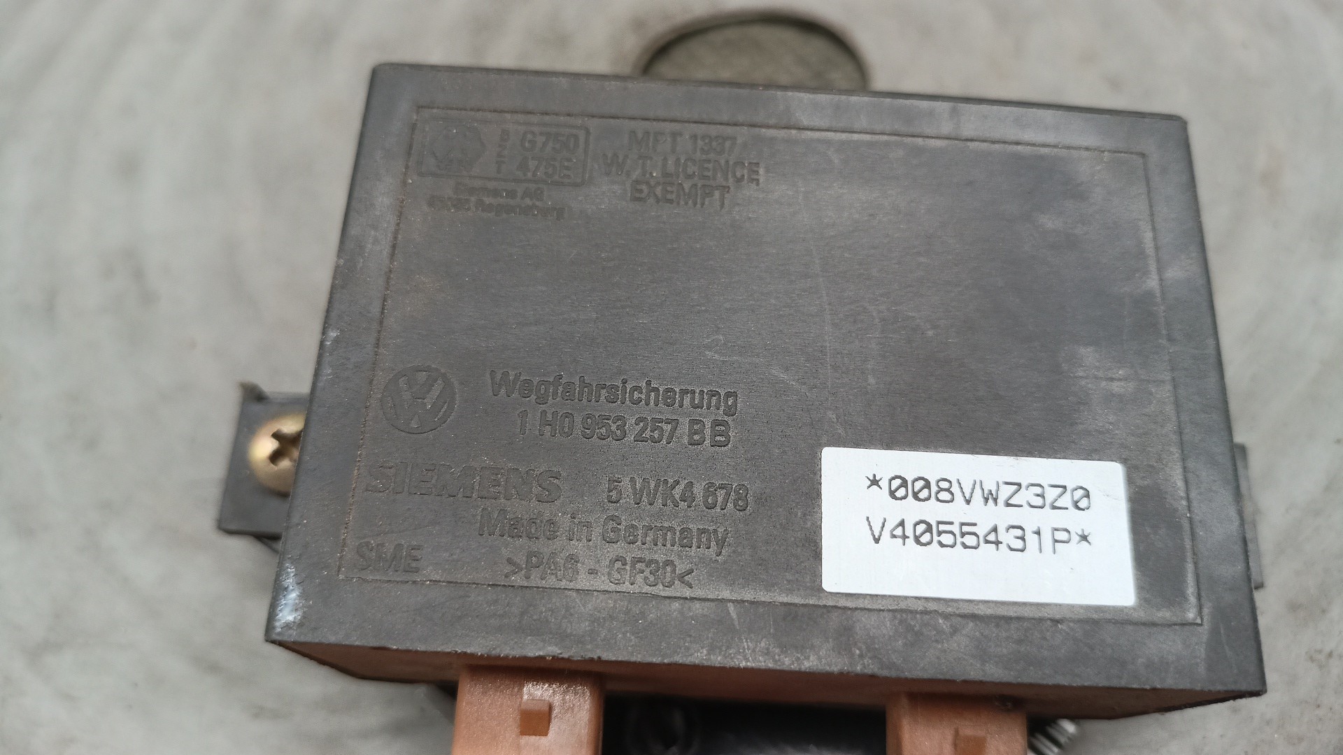 Centralina Immobilizer Immobilizzatore SKODA FELICIA I (6U1) | 94 - 98 Imagem-3
