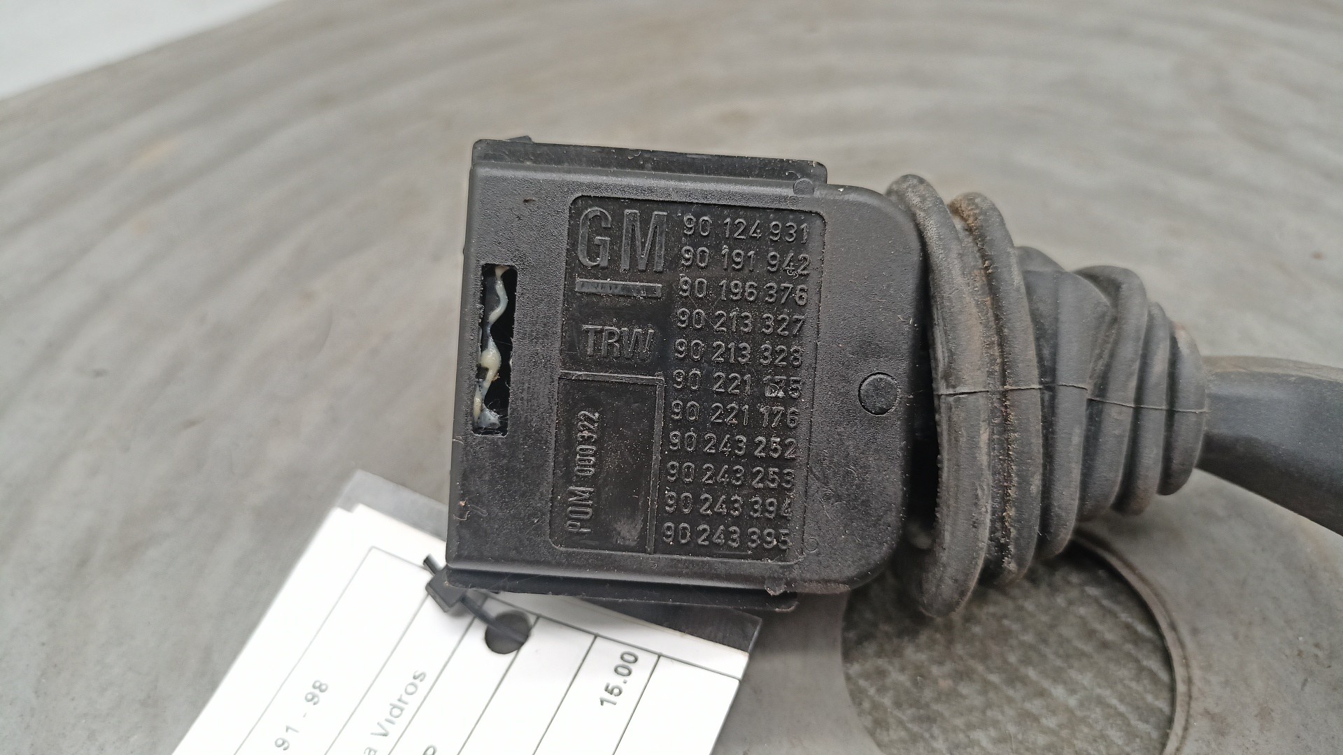 Comutador Manete Limpa Vidros OPEL ASTRA F (T92) | 91 - 98 Imagem-3