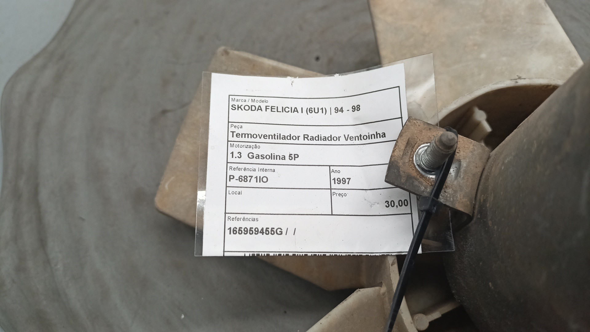 Termoventilador Radiador Ventoinha SKODA FELICIA I (6U1) | 94 - 98 Imagem-3