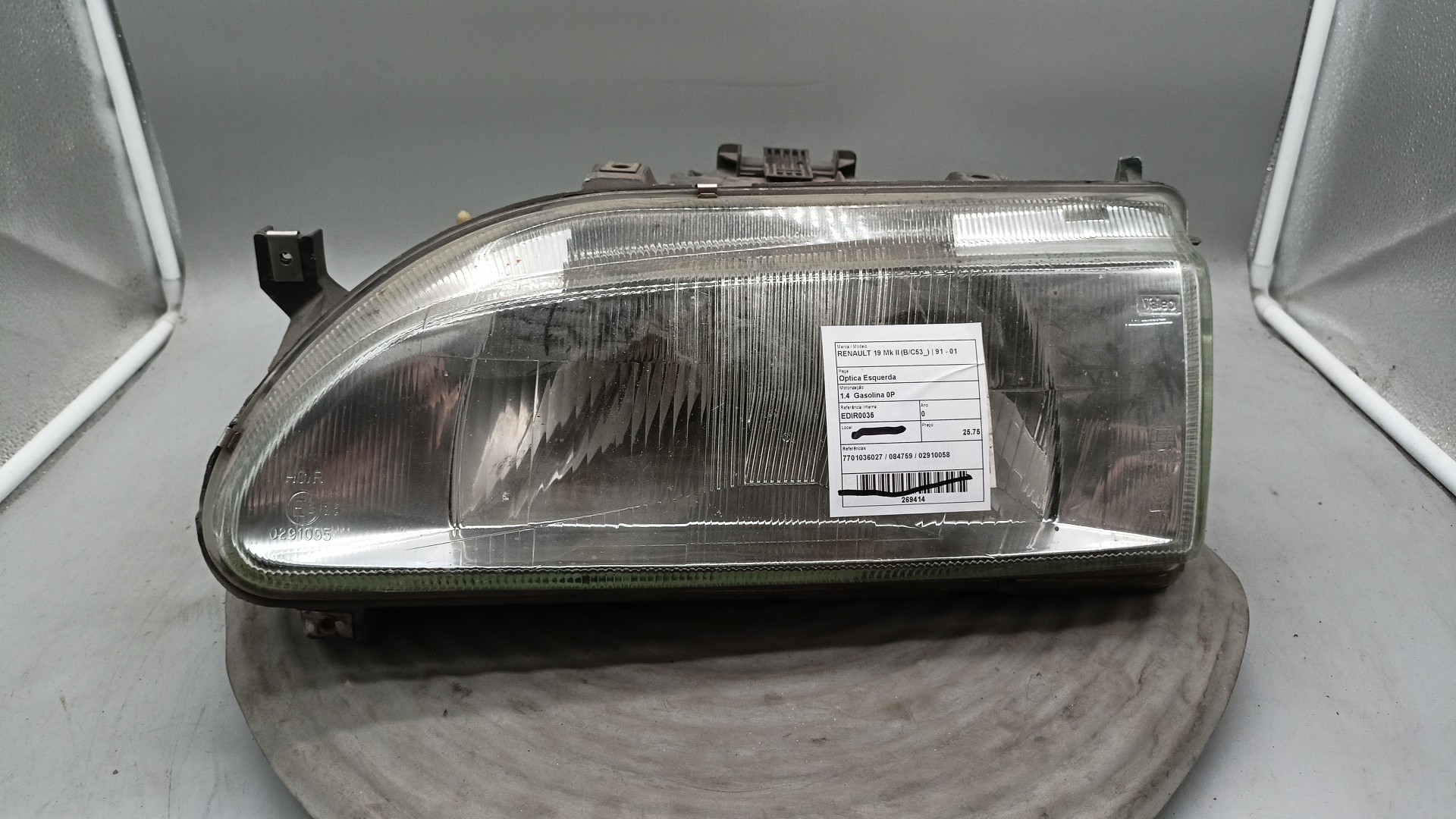 Optica Esquerda RENAULT 19 II (B/C53_) | 91 - 01