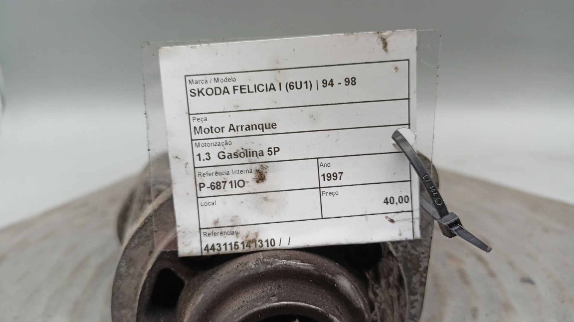 Motorino d’avviamento SKODA FELICIA I (6U1) | 94 - 98 Imagem-4