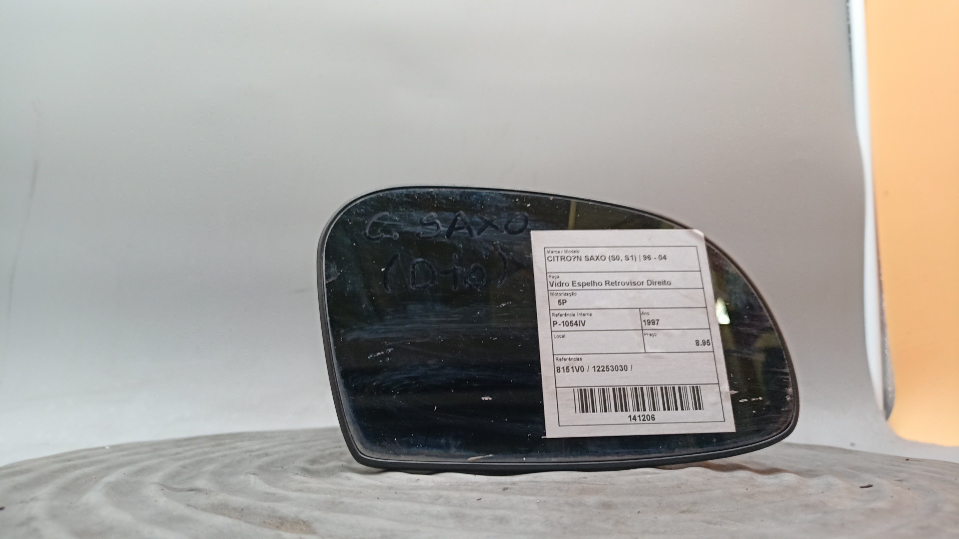 Cristal Retrovisor Derecho CITROEN SAXO (S0, S1) | 96 - 04