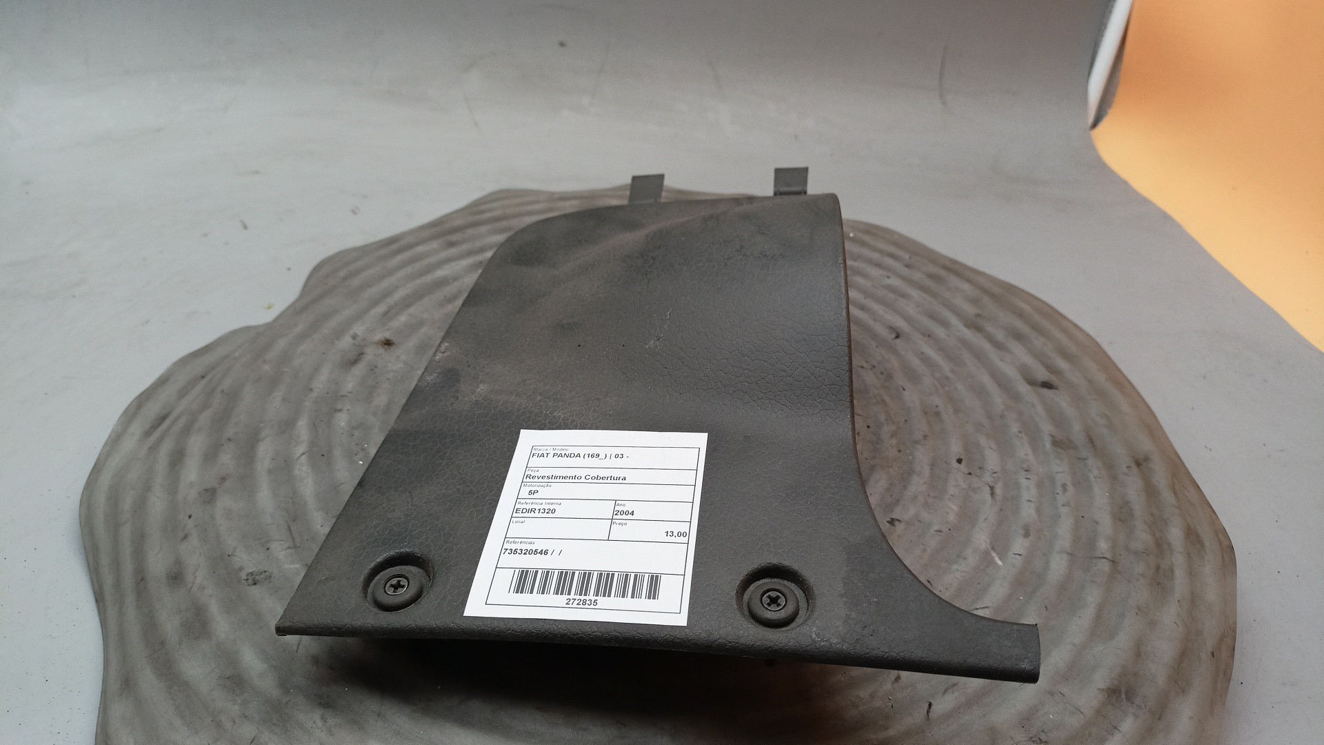 Revestimento Cobertura FIAT PANDA (169_) | 03 - 