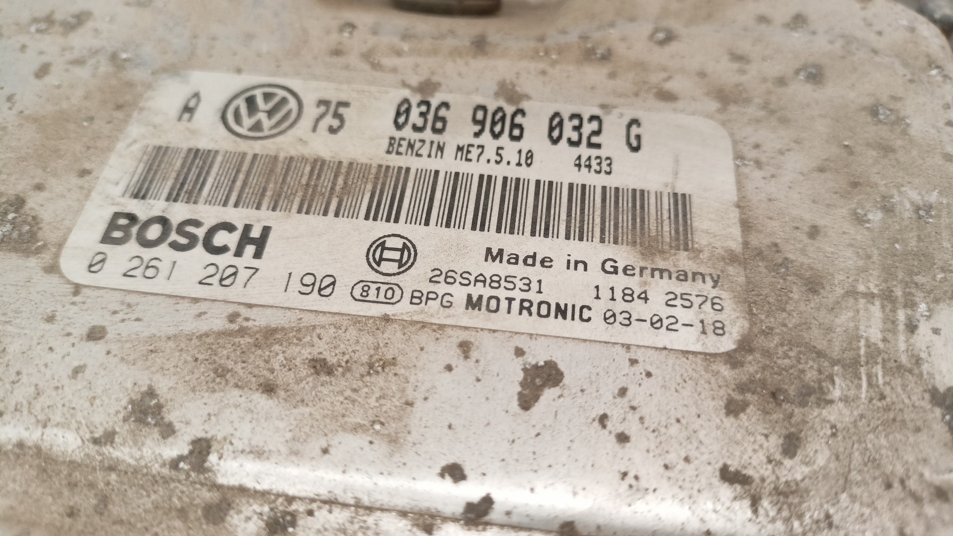 Motorsteuergerät VOLKSWAGEN GOLF IV (1J1) | 97 - 07 Imagem-4