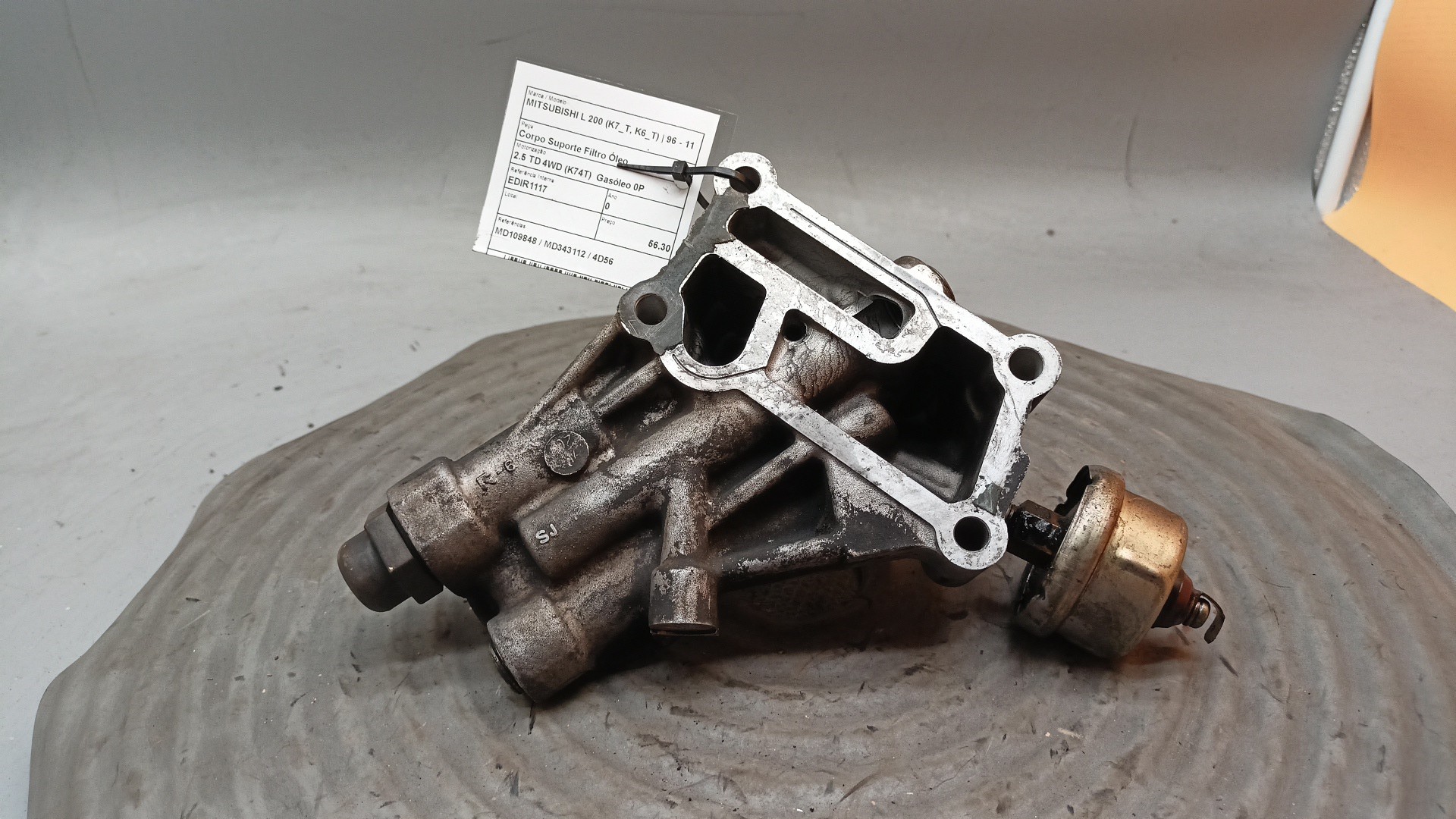 Corpo Suporte Filtro Óleo MITSUBISHI L 200 (K7_T, K6_T) | 96 - 11 Imagem-2