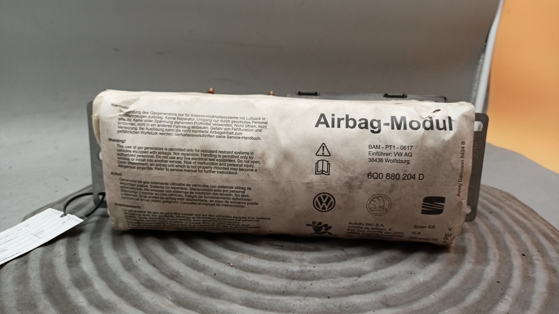 Right Airbag Dashboard SEAT IBIZA III (6L1) | 02 - 09