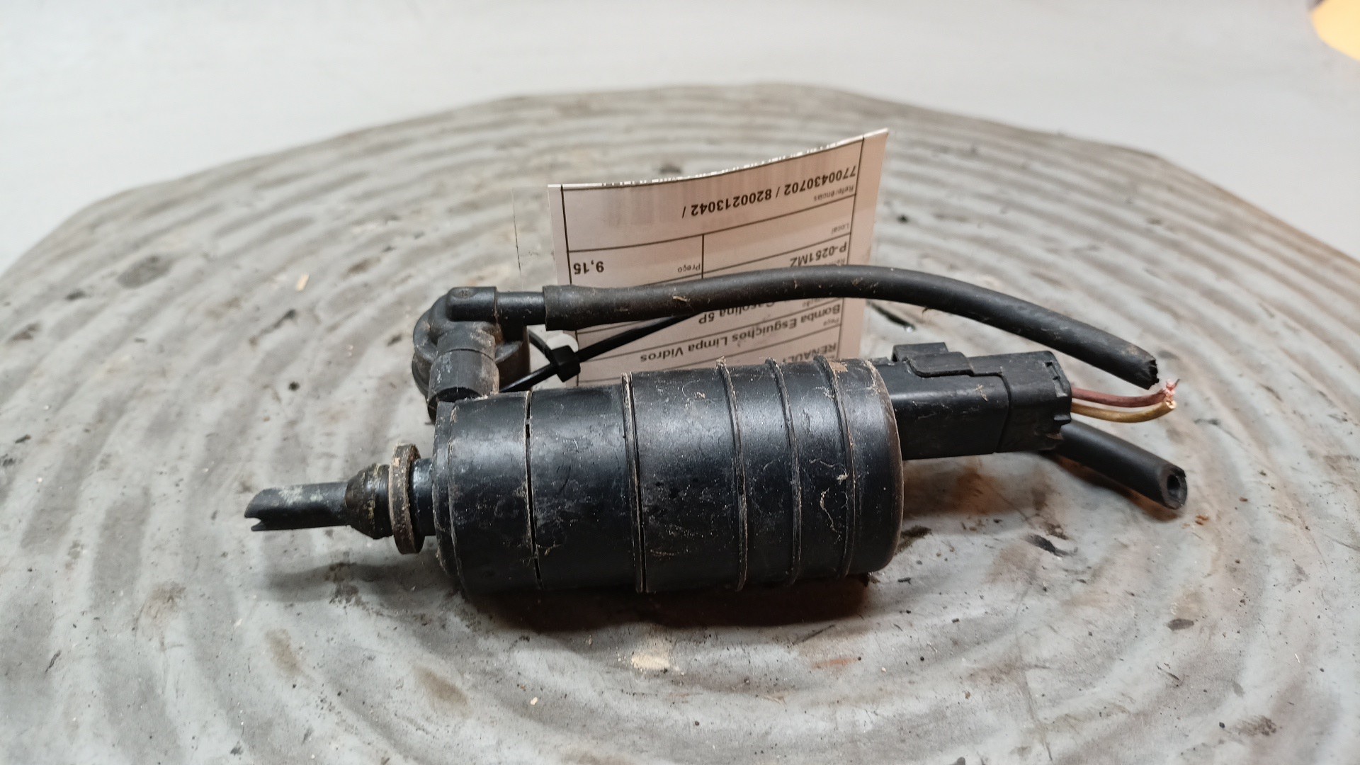 Bomba Esguichos Limpa Vidros RENAULT CLIO II Caixa (SB0/1/2_) | 98 - 