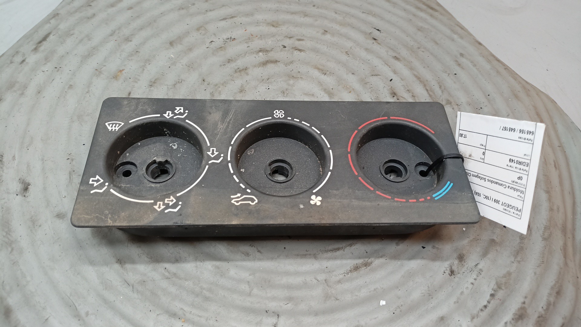 Moldura Comandos Sofagem Chaufagem PEUGEOT 309 I (10C, 10A) | 85 - 89