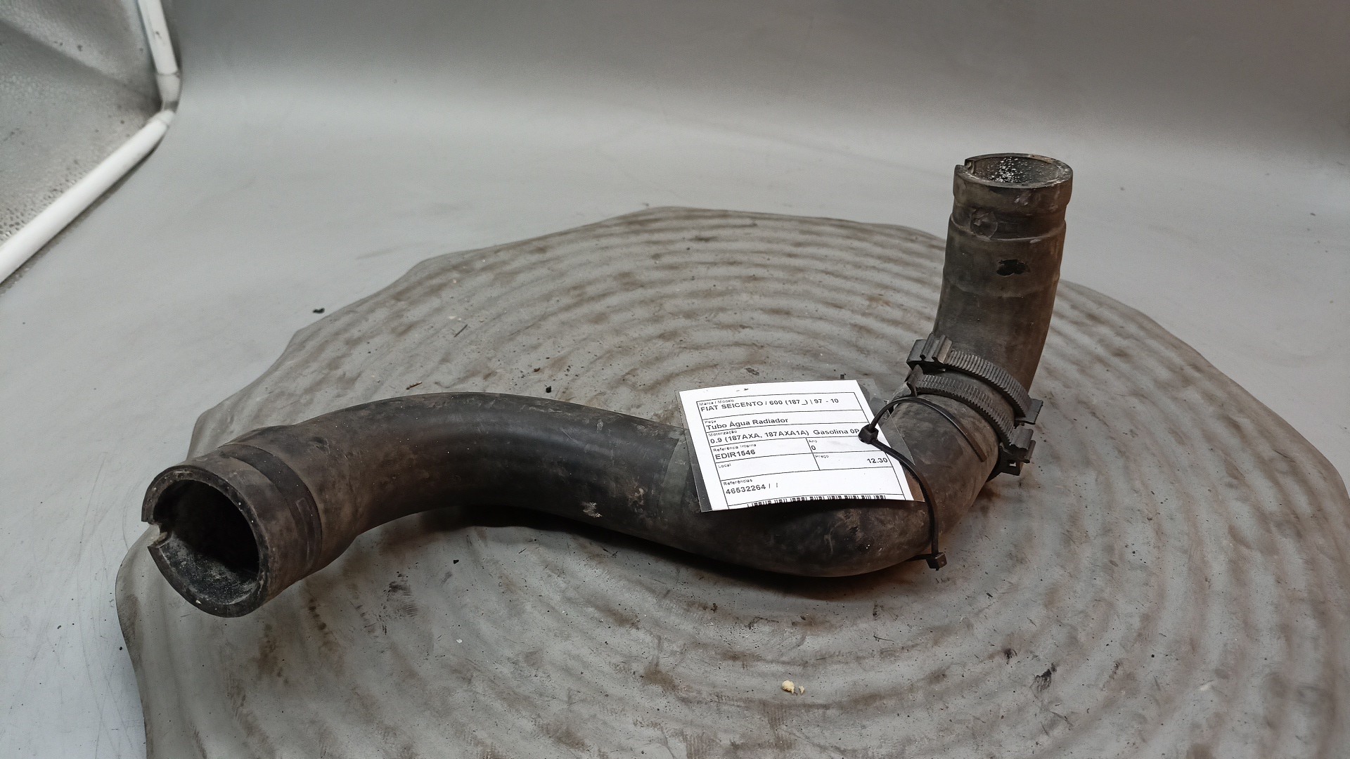 Tubo Água Radiador FIAT SEICENTO / 600 (187_) | 97 - 10