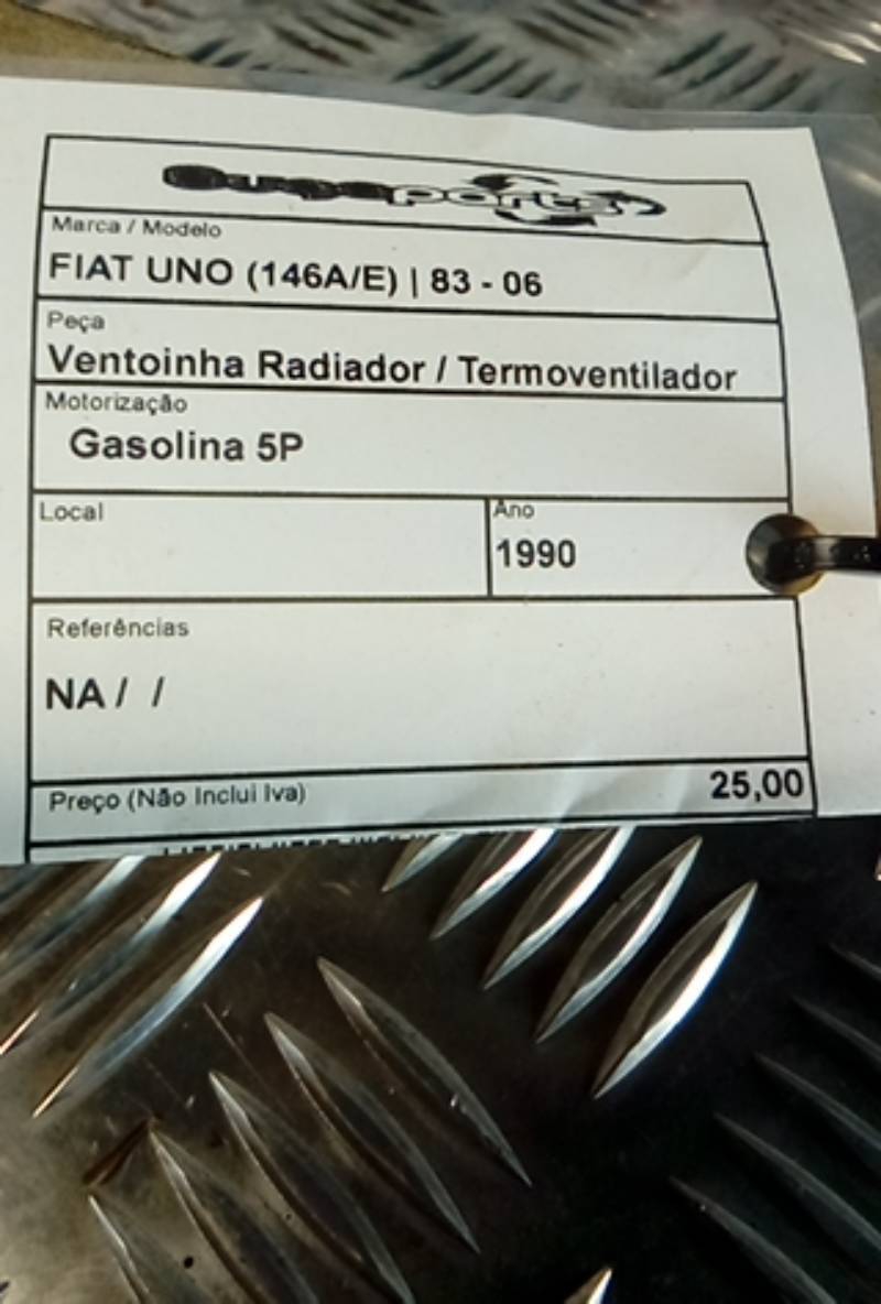 Termoventilador Radiador Ventoinha FIAT UNO (146_) | 83 - 06 Imagem-2