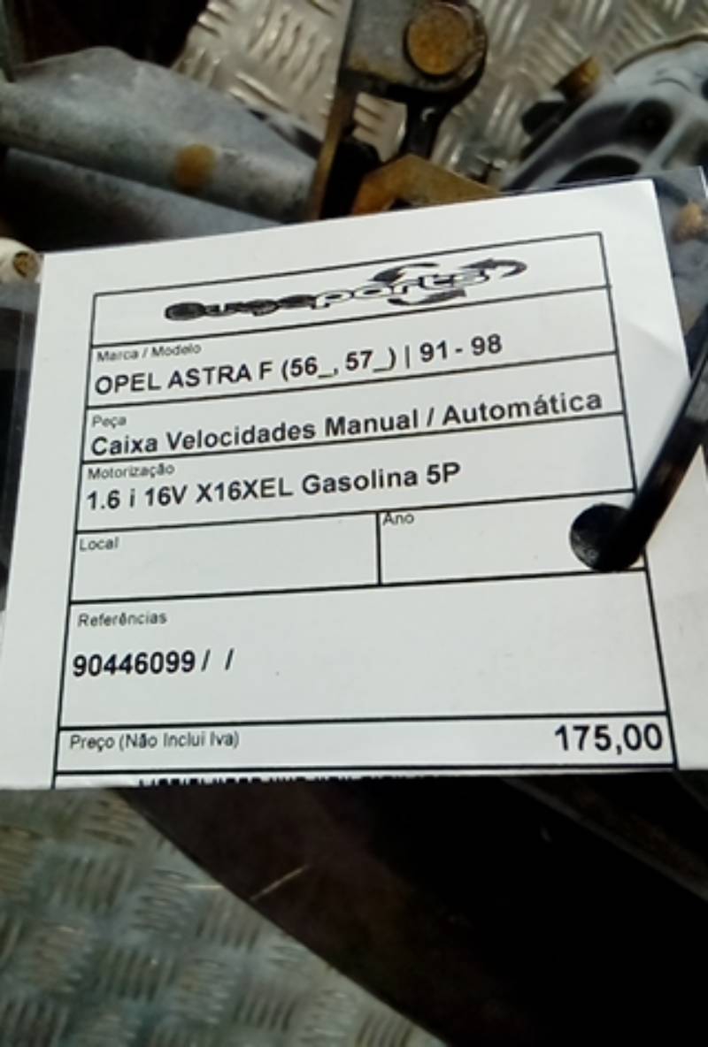 Caixa Velocidades Manual OPEL ASTRA F (T92) | 91 - 98 Imagem-4
