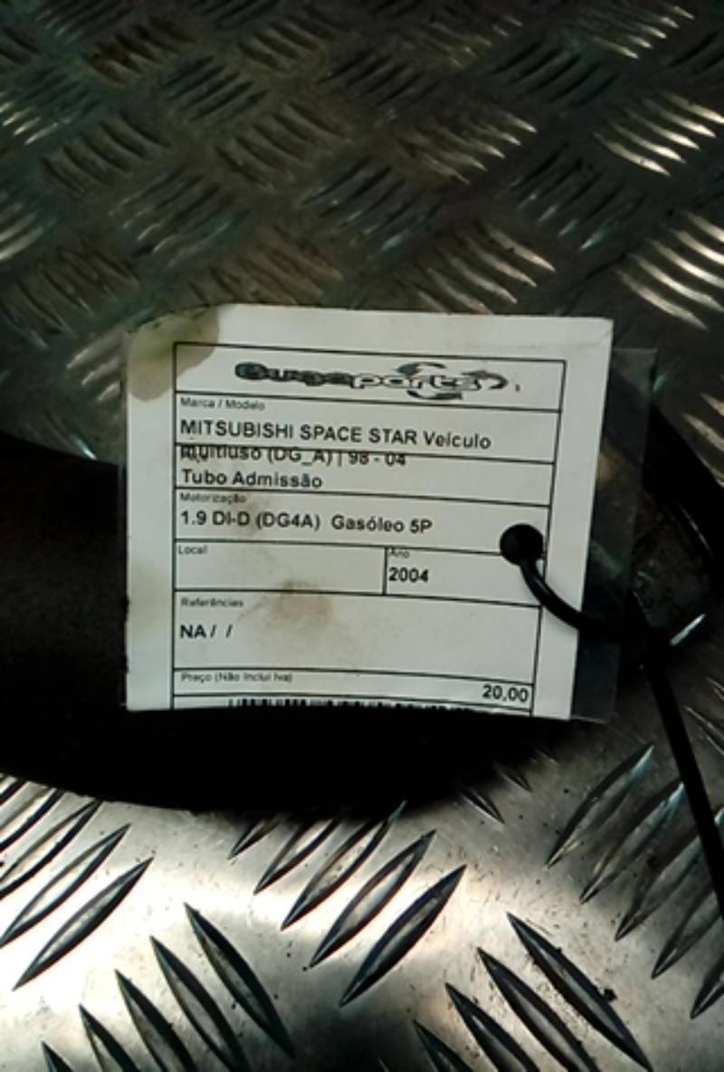 Air Intake Hose Pipe MITSUBISHI SPACE STAR Veículo multiuso (DG_A) | 98 - 04 Imagem-3